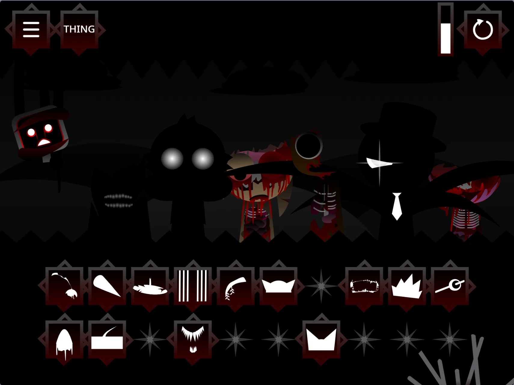 Complete character lineup in Sprunki Definitive Phase 7 Old
