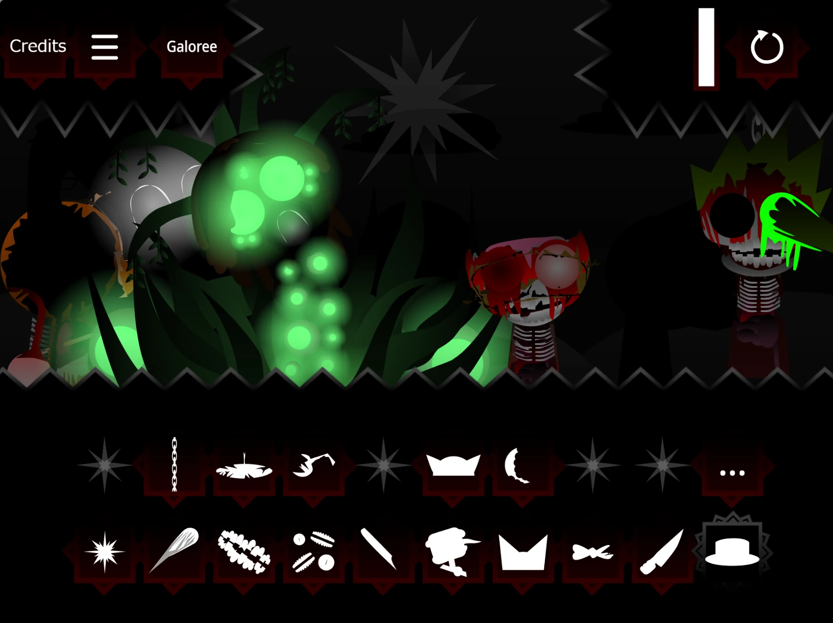 Sprunki Definitive Phase 7 Remix main gameplay interface