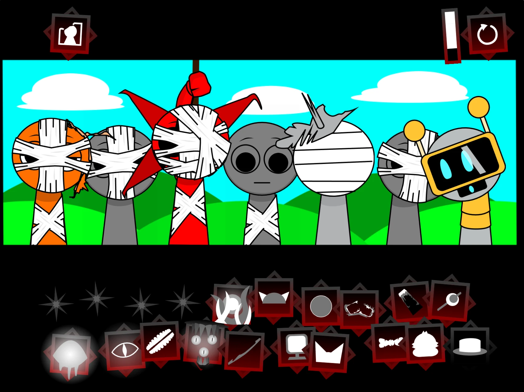 Sprunki Definitive Phase 8 Alive music creation with character interactions