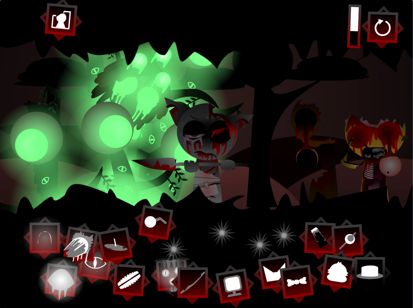 Playing Sprunki Definitive Phase 8 Mod with sound layers