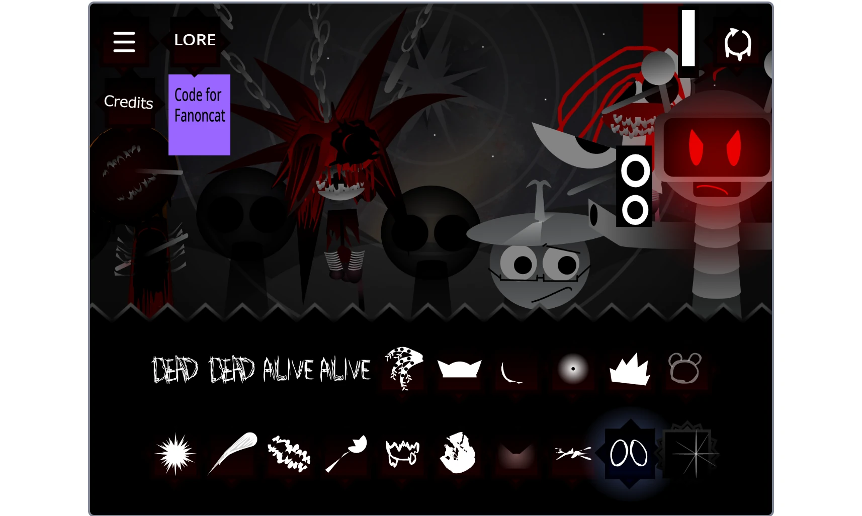 Sound Mixing Interface in Sprunki Definitive Phase 9