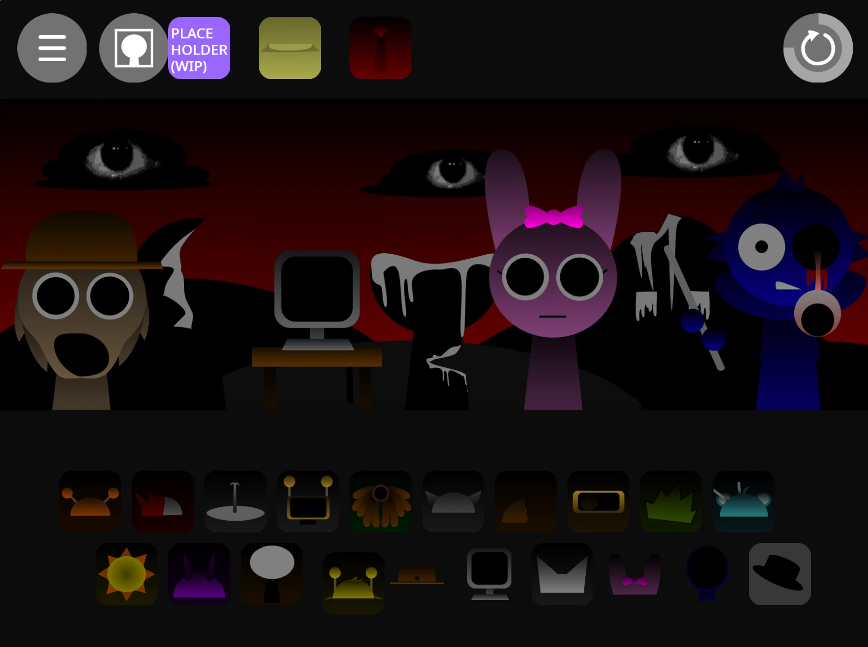 Tutorial system in Sprunki Durple Treatment New