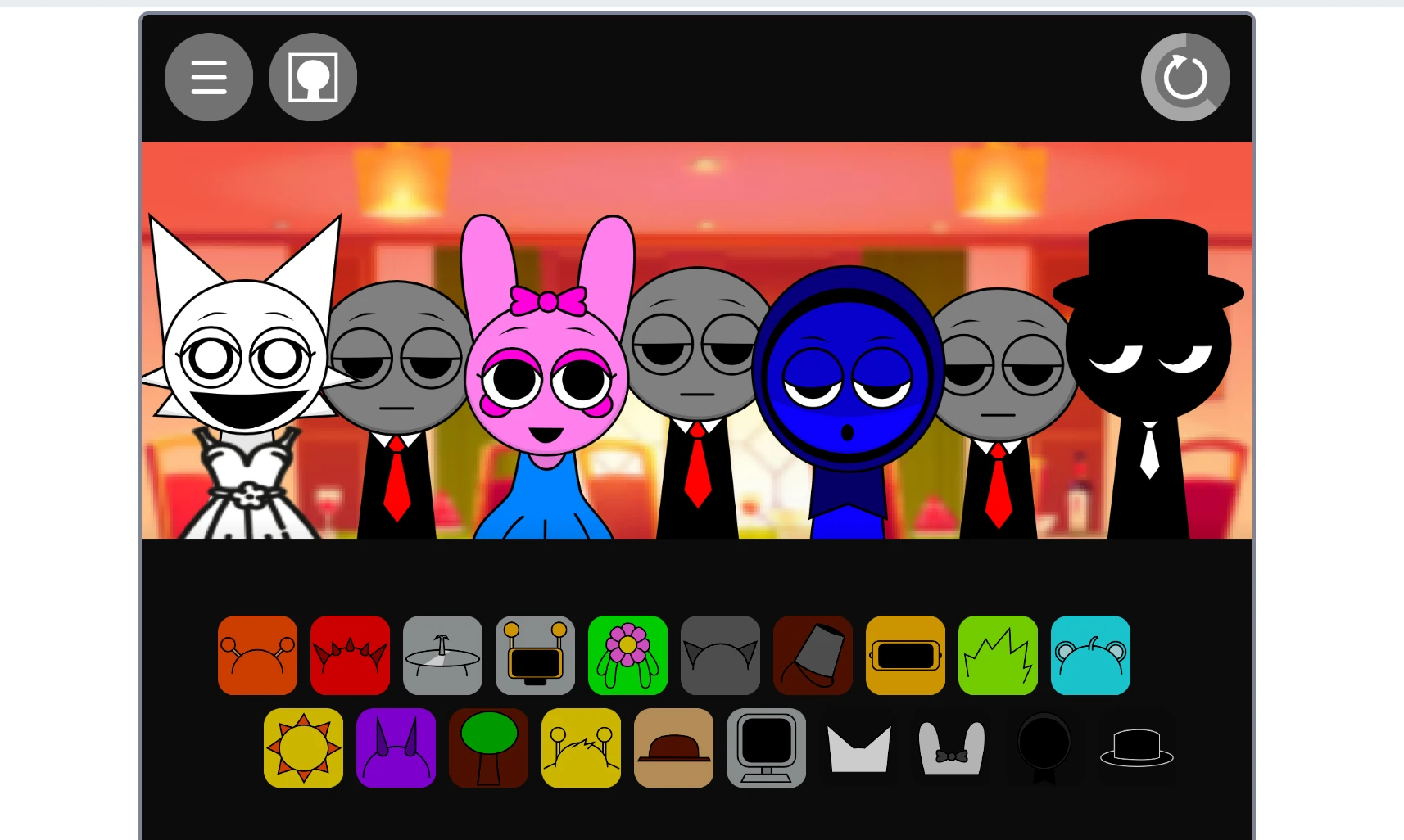 Sprunki Incredibox wedding special effects and animations