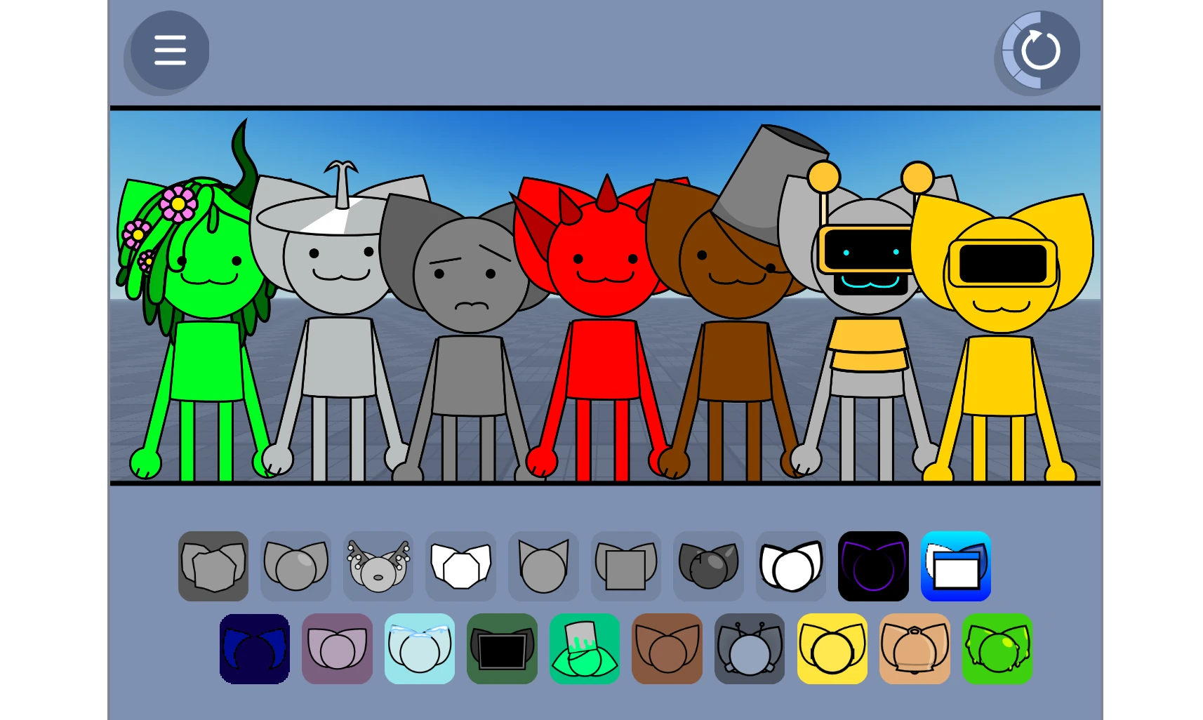 Different gameplay modes in Sprunki Kats