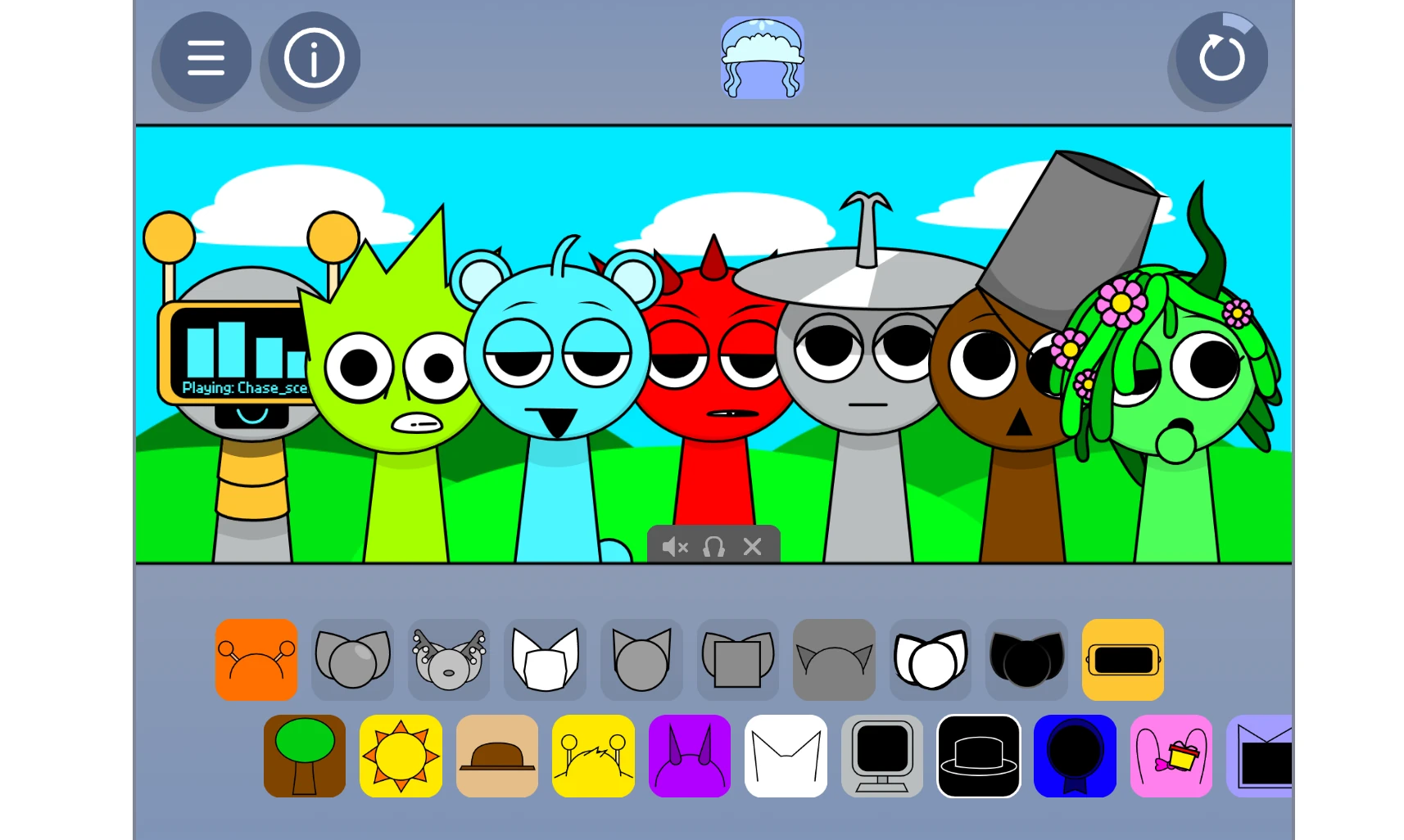 Retake Mode gameplay in Sprunki Kats V2