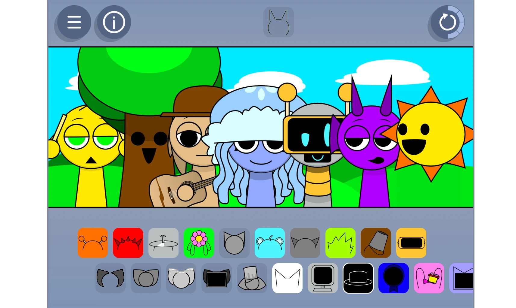 Interactive environments and level design in Sprunki Kats V2