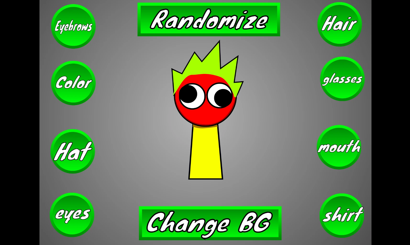 Sprunki Maker horror mod customization options with dark themes