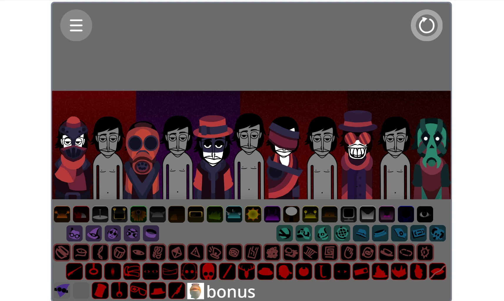 Progressive unlock system in Sprunki Mashup Mod