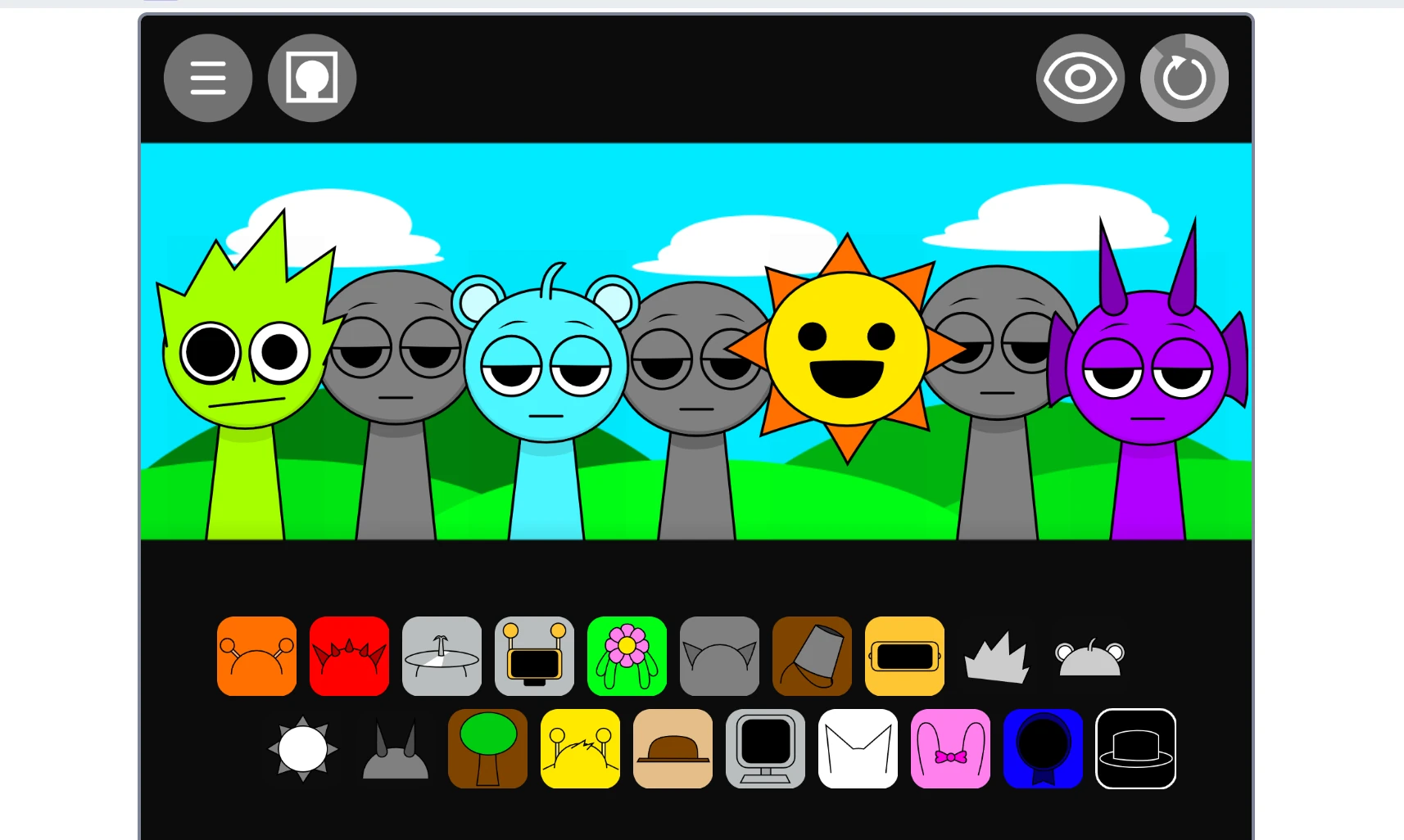 Comparison of old vs new Sprunki mod features