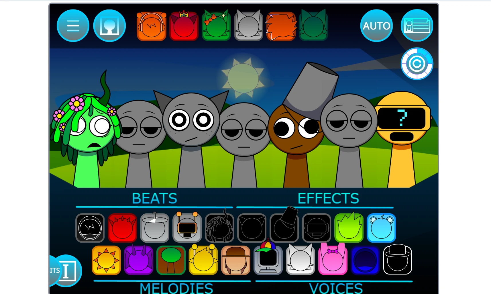 Character interactions and animations in sprunki.msi new update