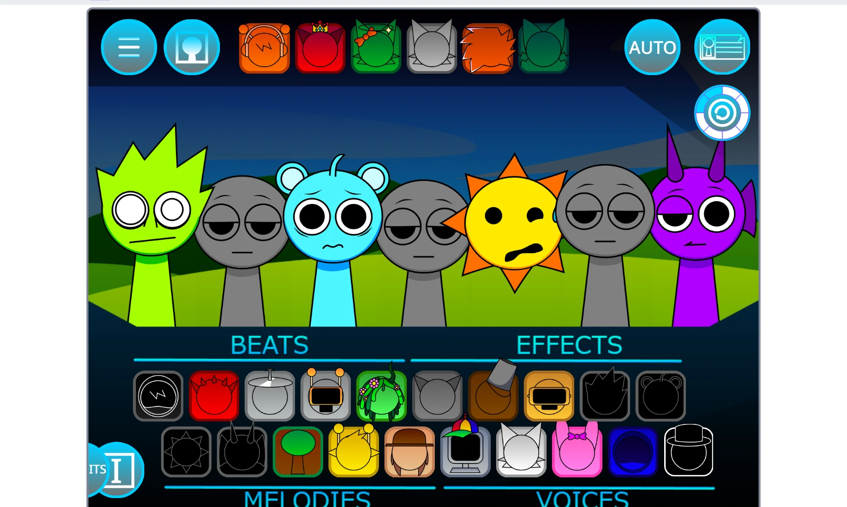 Visual comparison of sprunki.msi new update with previous versions