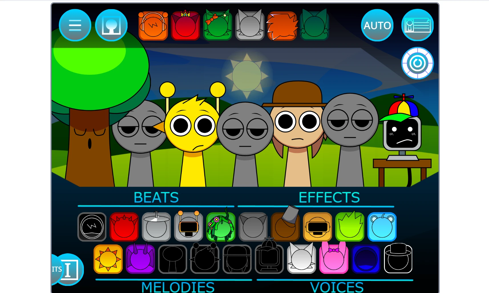 Customization options and features in sprunki.msi new update