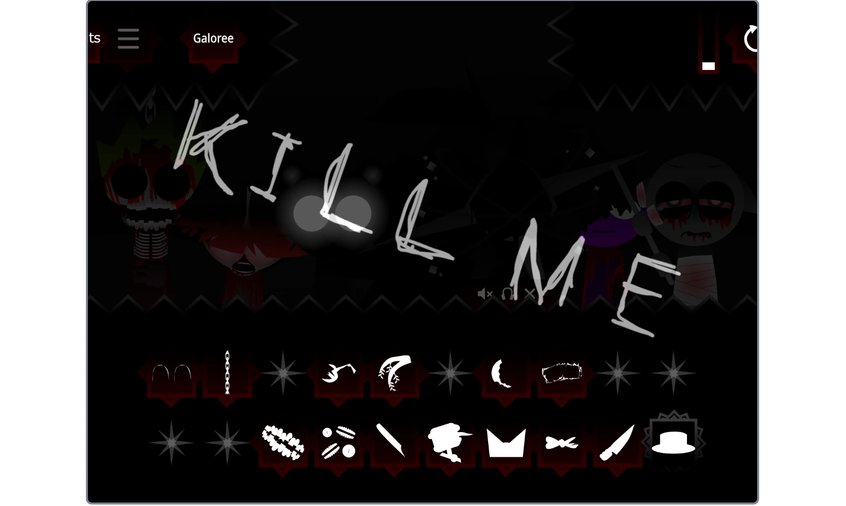 Sprunki MSI Phase 5 Resprunked sound selection interface