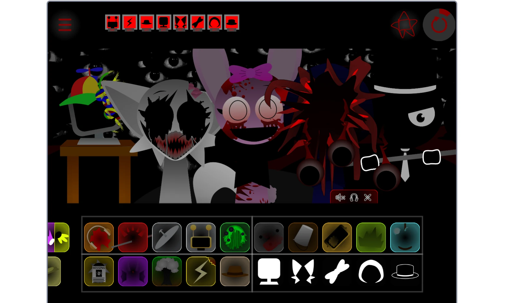 Character interactions in Sprunki MSI Swap