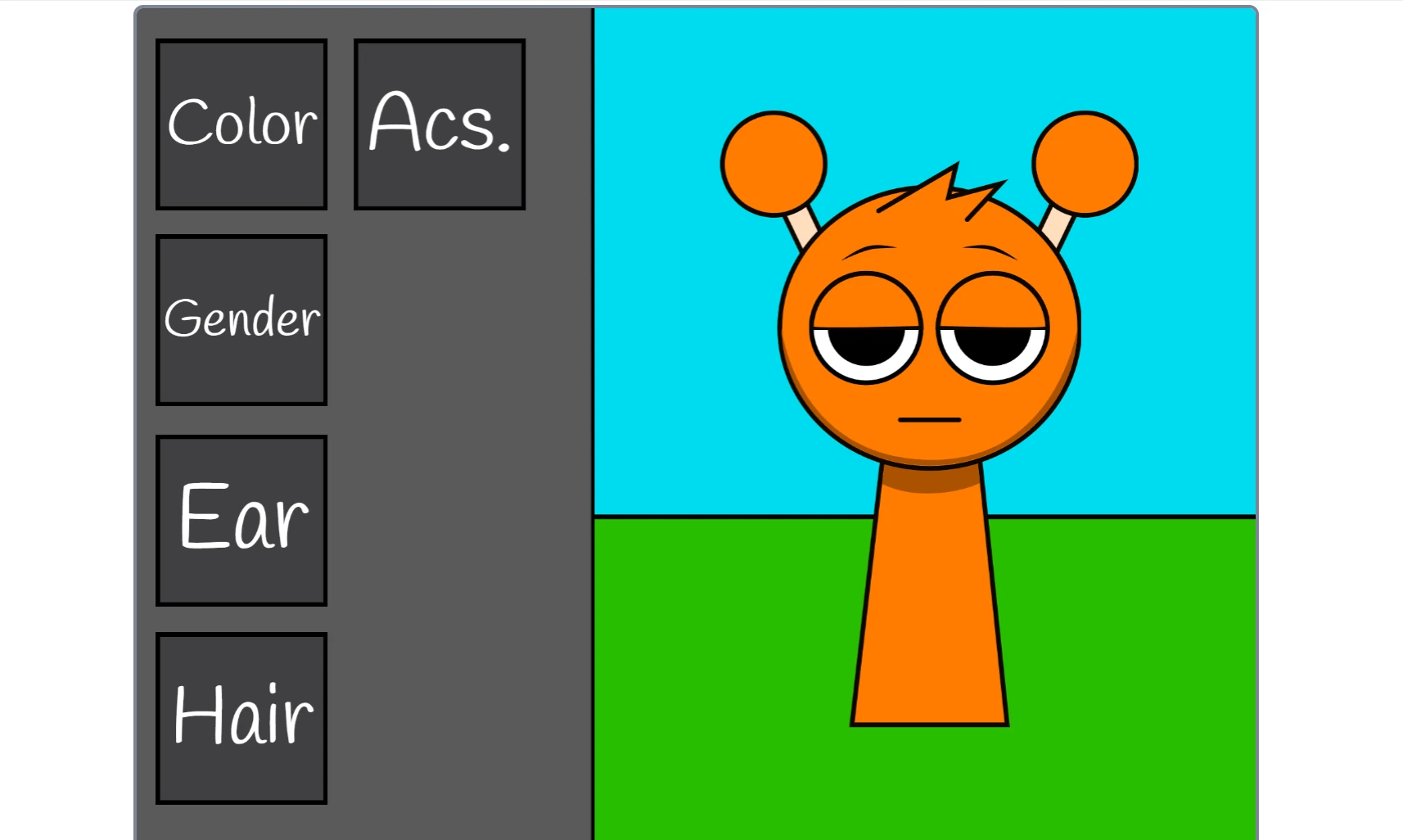 Sharing and saving options for created Sprunki OCs
