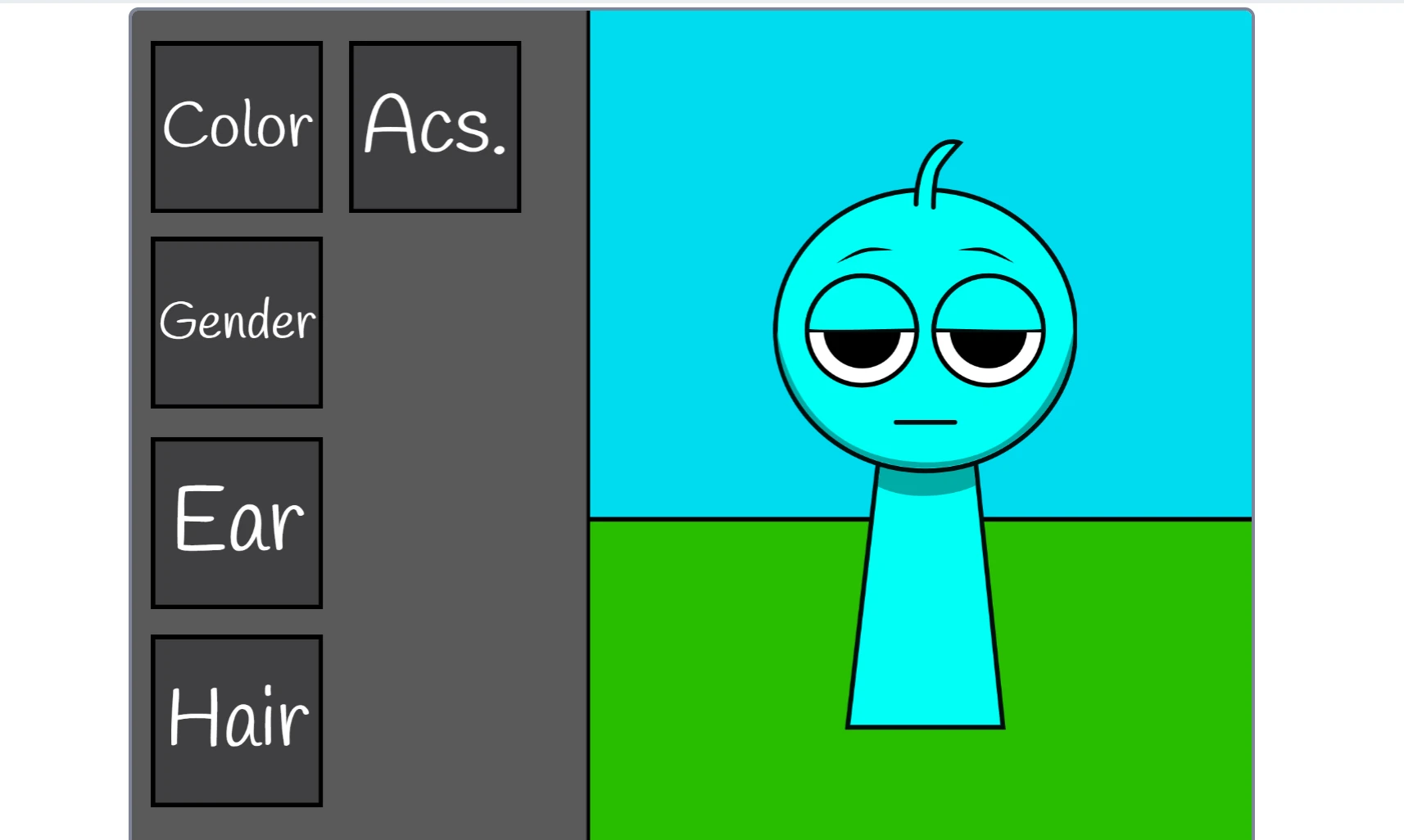 Advanced customization tools for detailed Sprunki character design