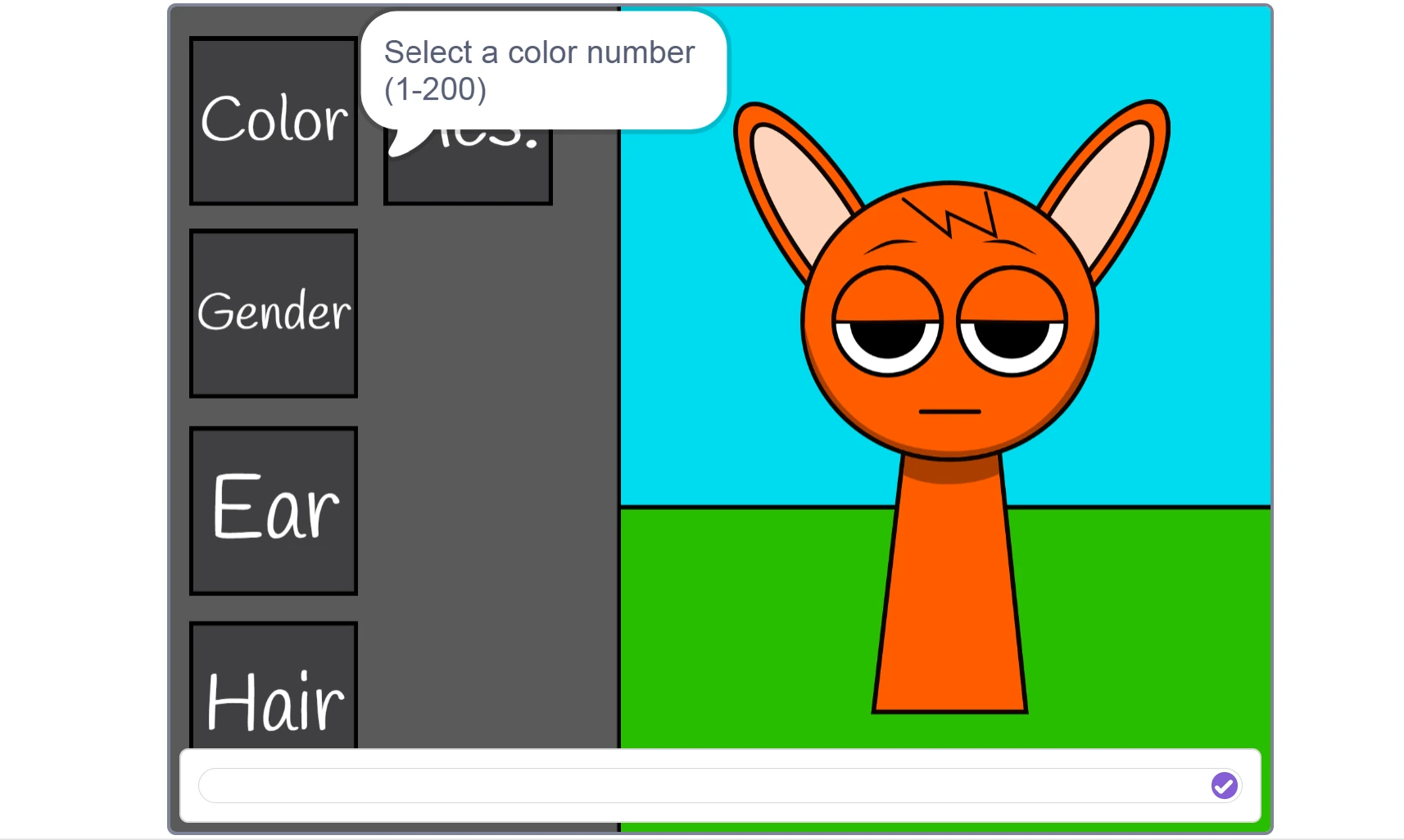 Horror mod transformation examples in Sprunki OC Maker
