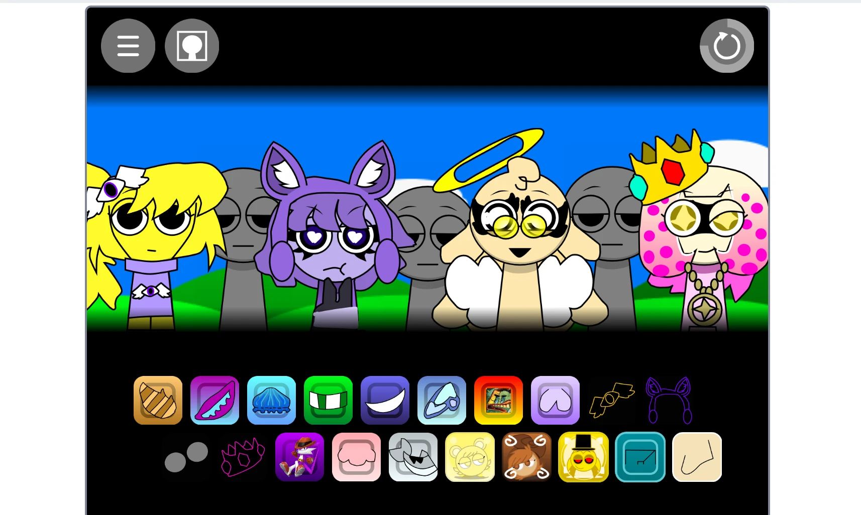 Sprunki OC Real V2 community sharing features