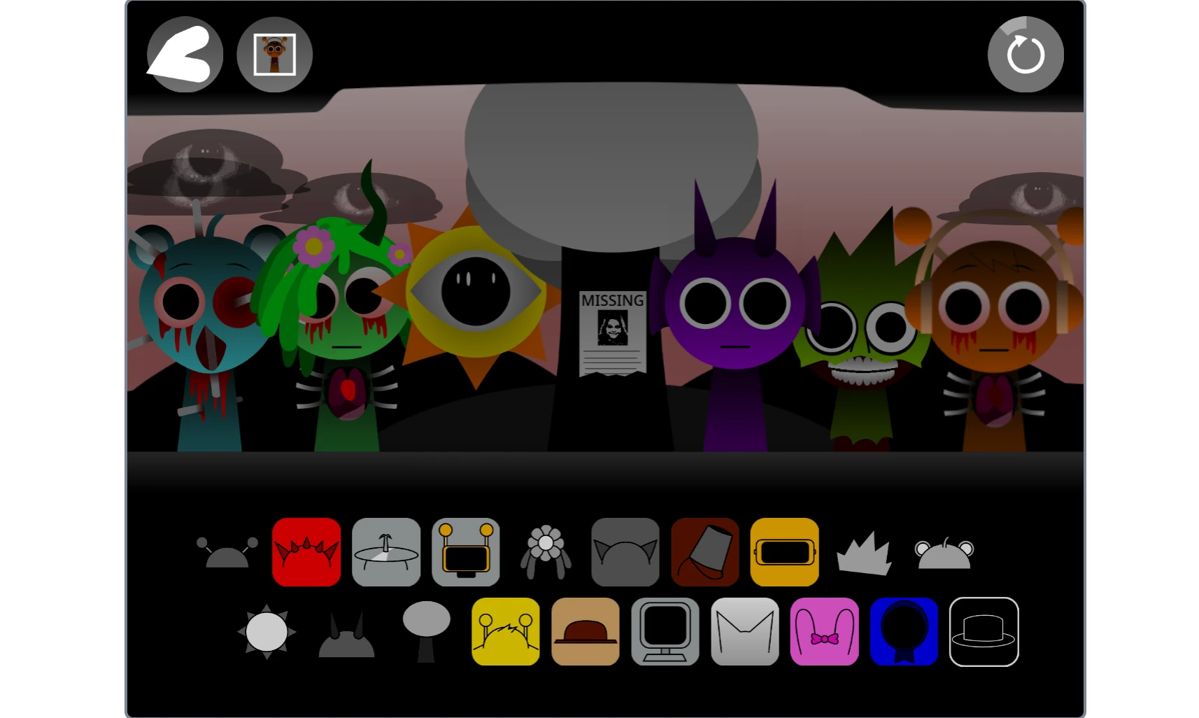 Sprunki Oren Treatment Remix Character Transformations