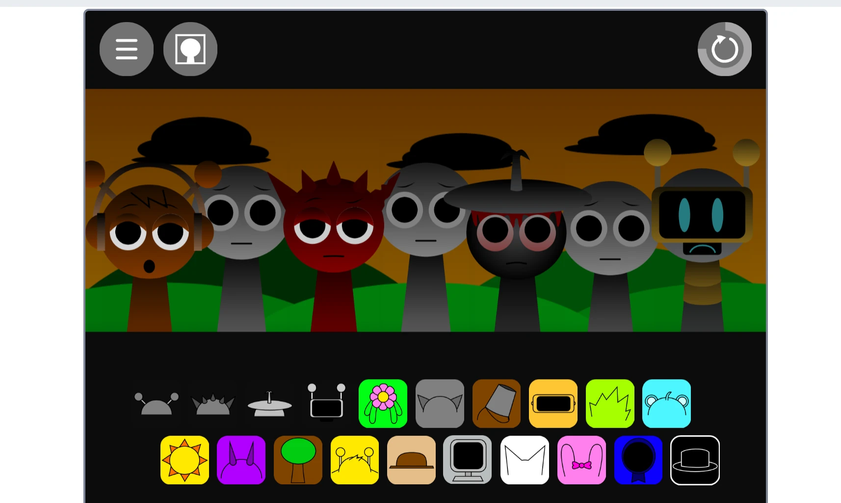 Sprunki Phase 1.1 character animations and visual effects
