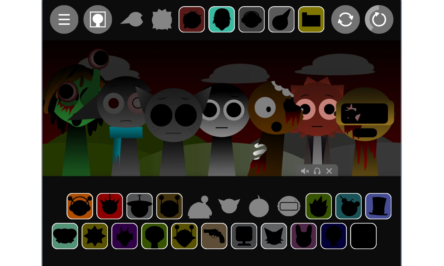 Sprunki Phase 1.7 horror elements and atmospheric effects
