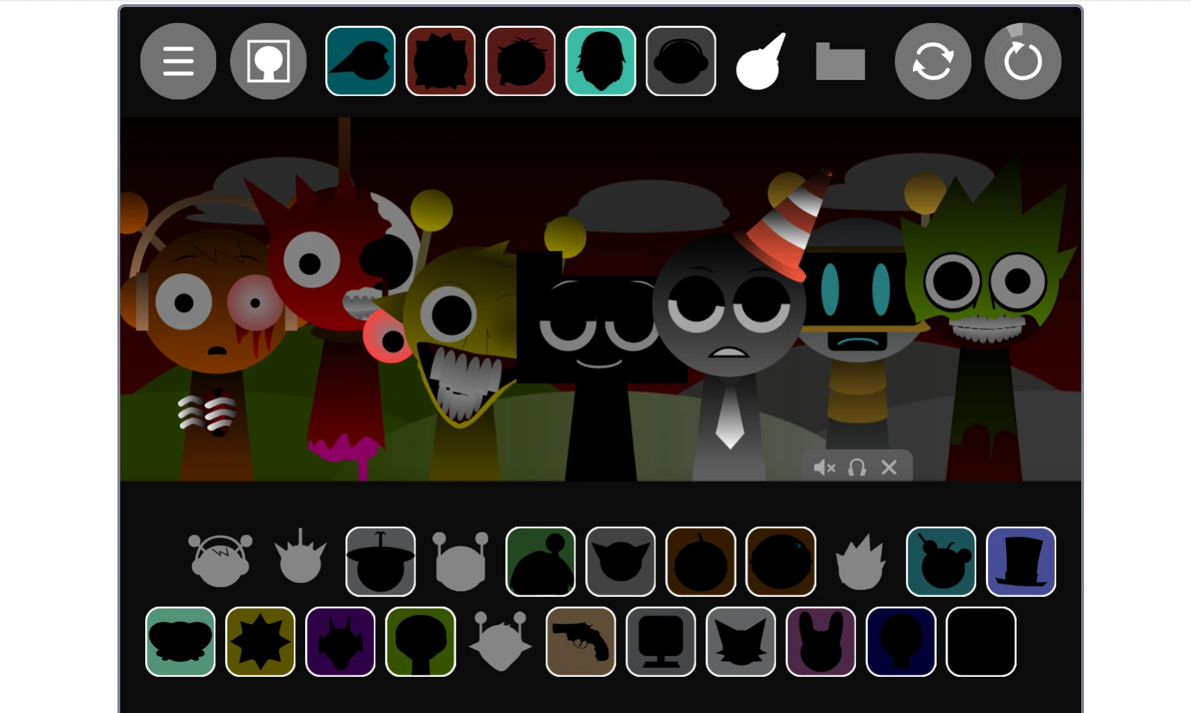 Sprunki Phase 1.7 Scratch gameplay elements