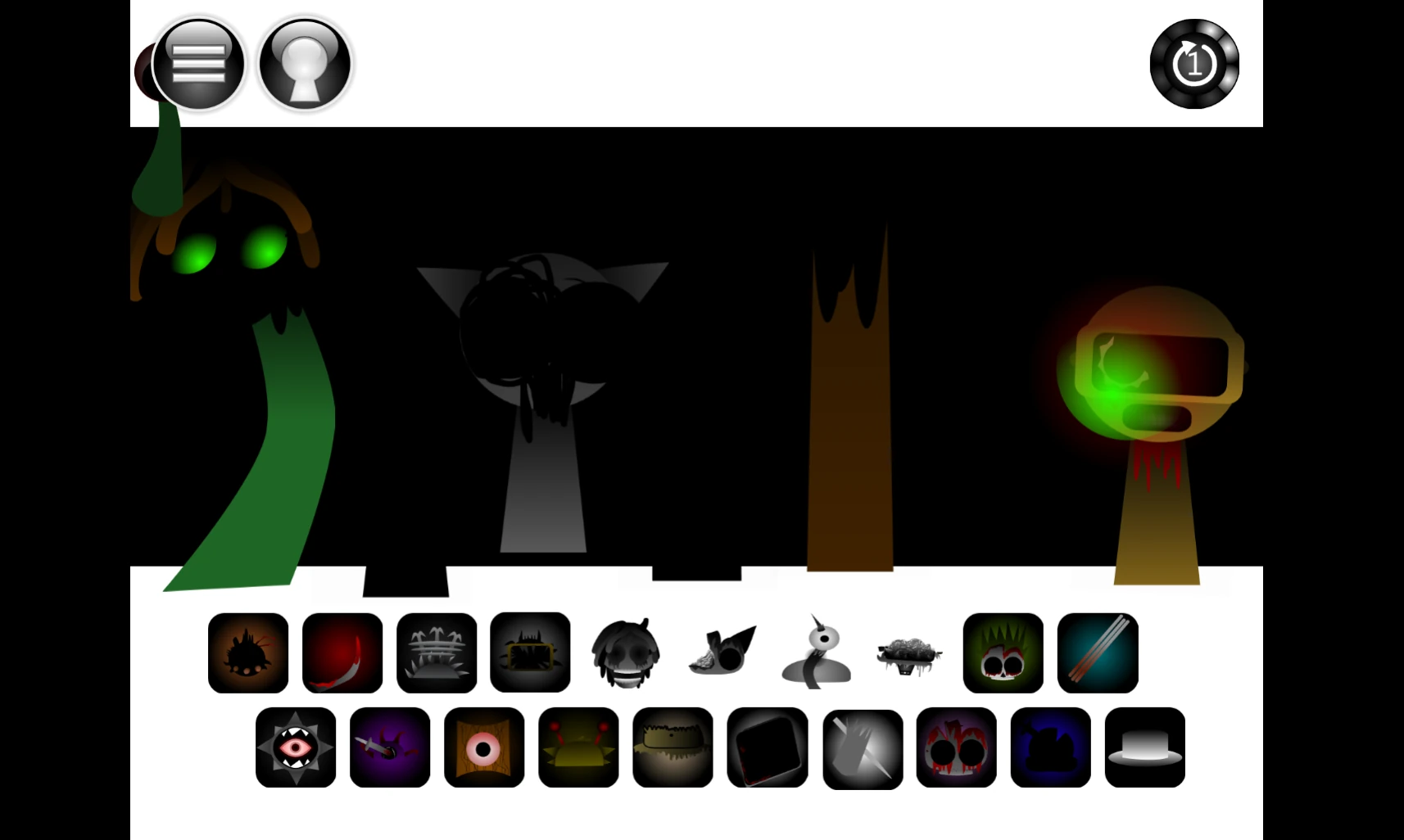 Sprunki Phase 1.75 Remix music creation interface