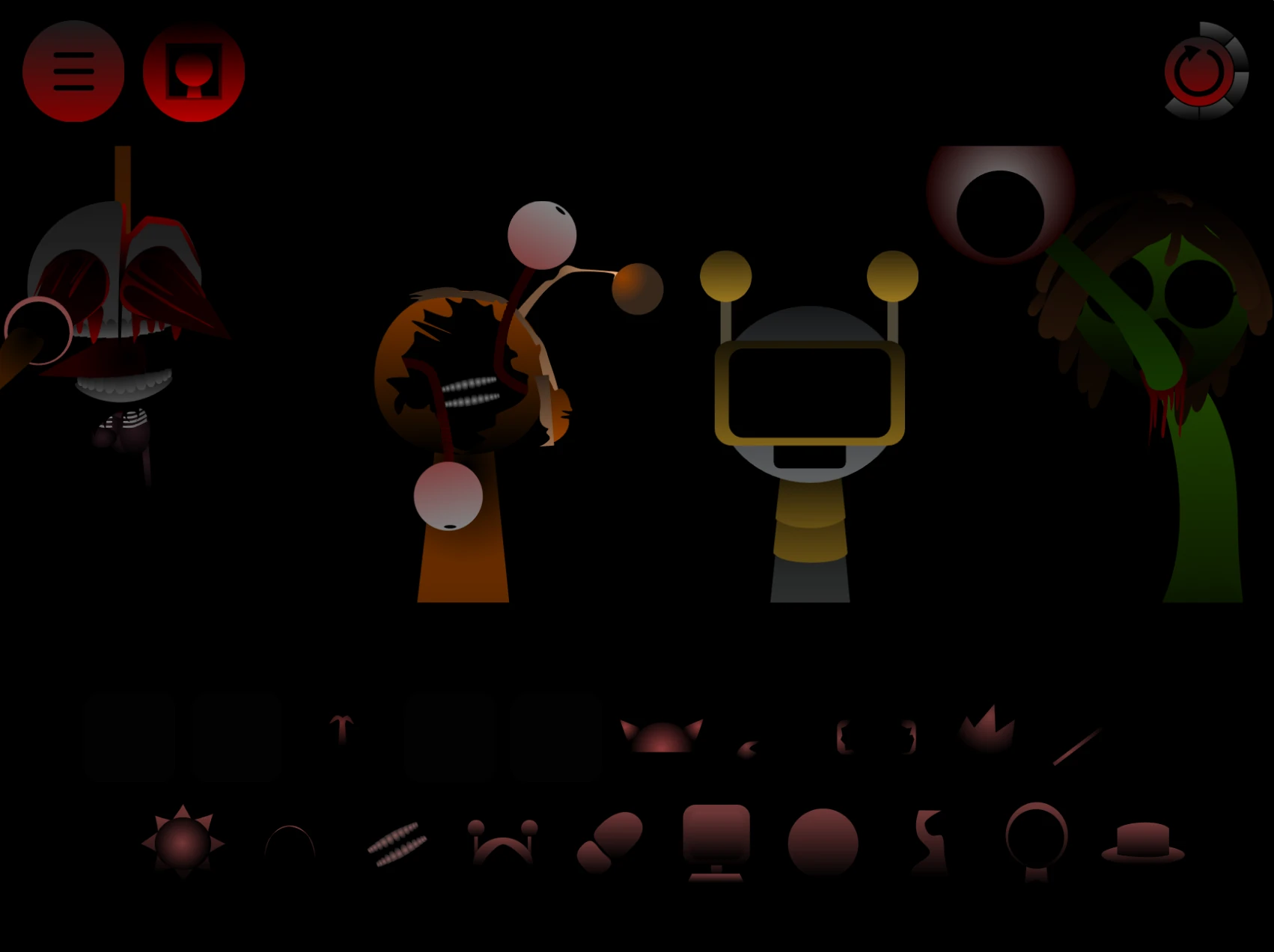 Interactive environments in Sprunki Phase 1000