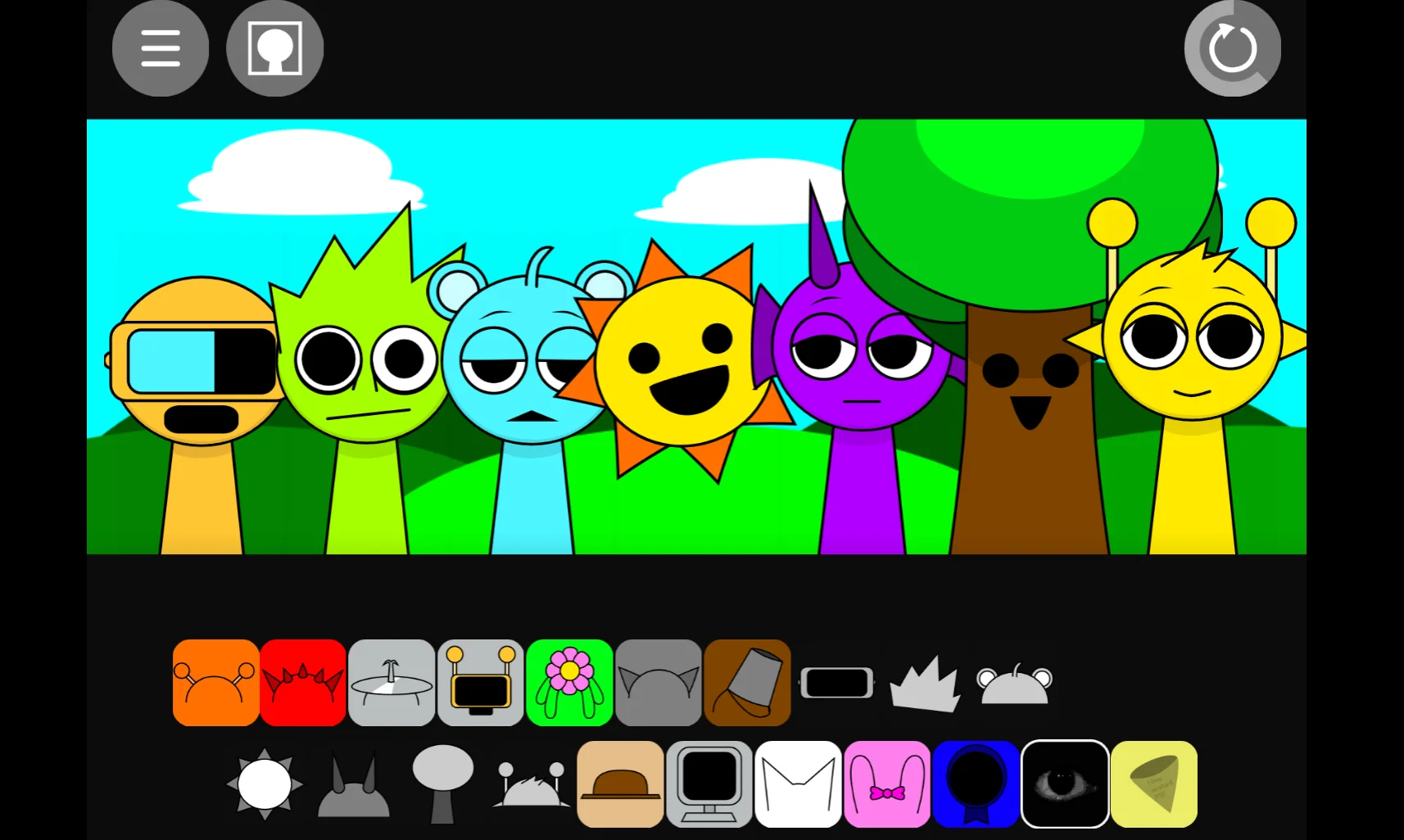 Mega mix mode with multiple Sprunki characters active