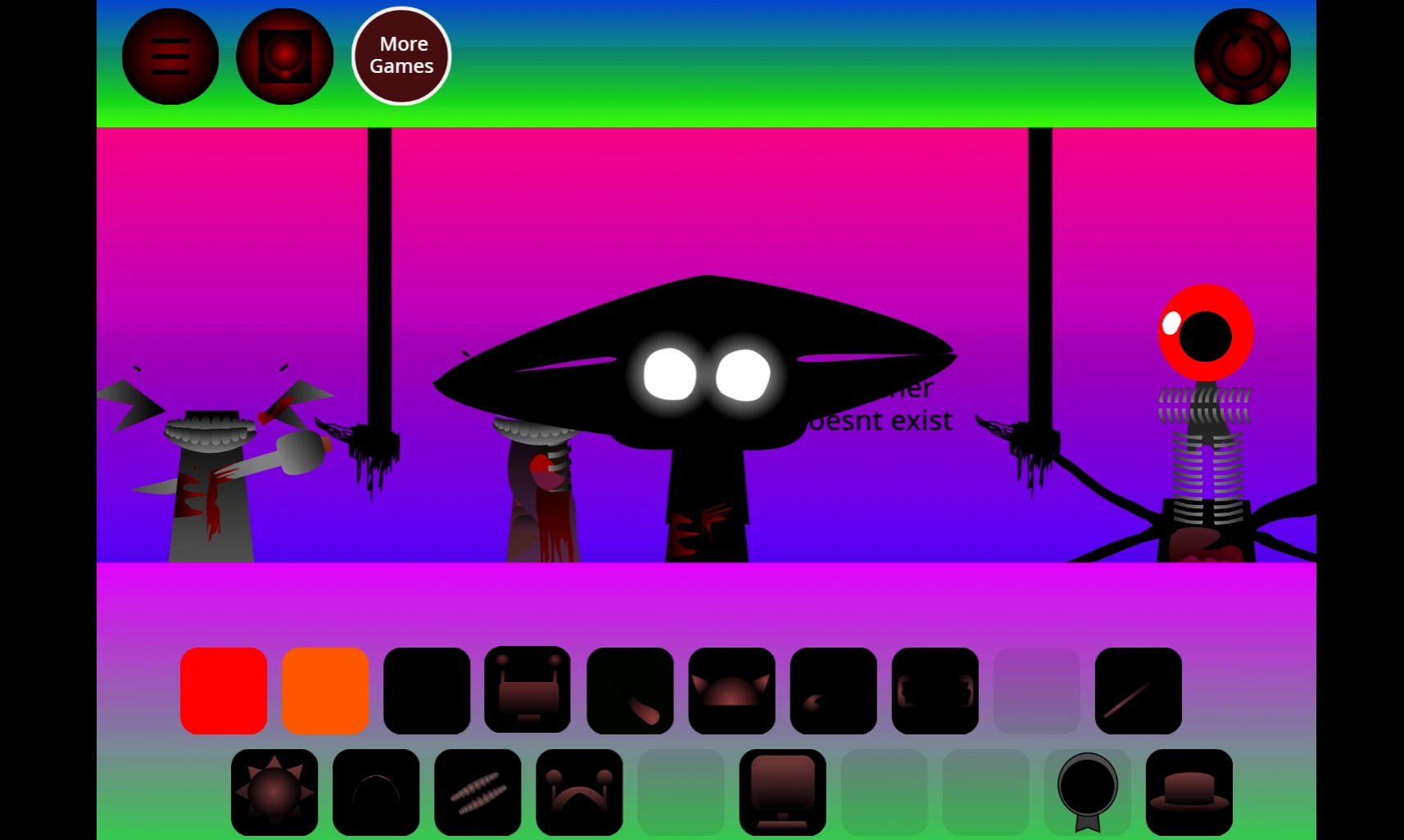 Comparison showing unique music and characters in Sprunki Phase 101 versus Phase 100