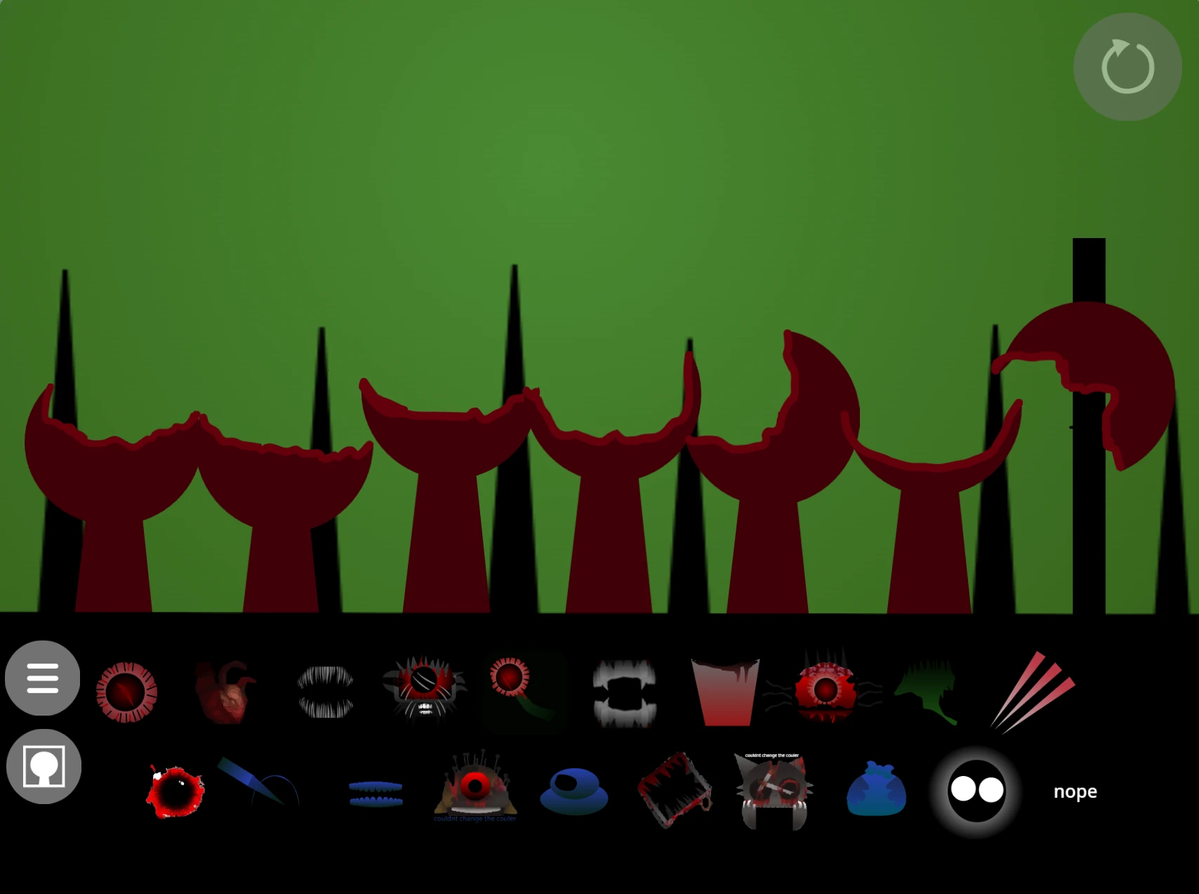 Sprunki Phase 12 Waiye drag and drop interface