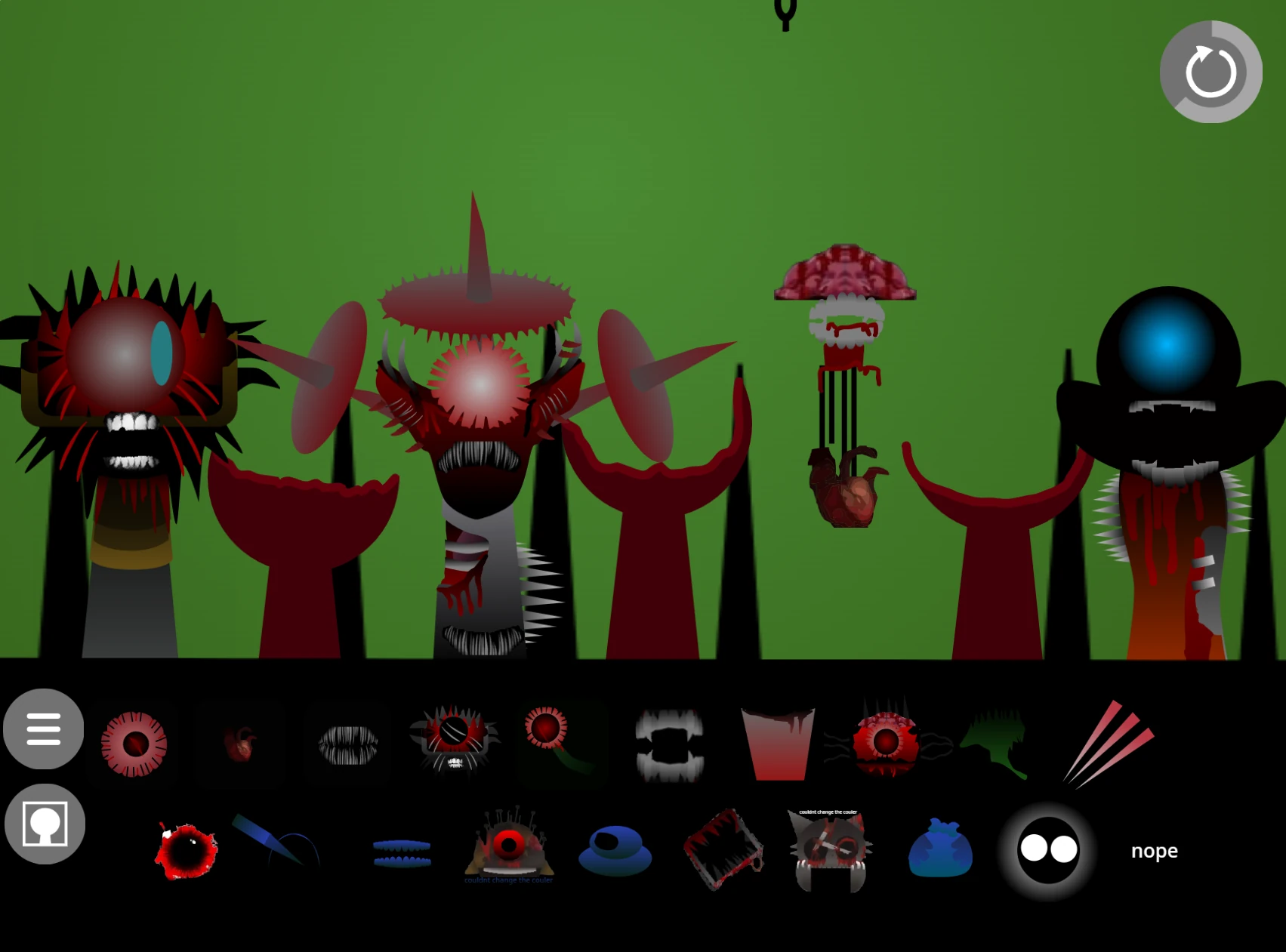 Recording and sharing features in Sprunki Phase 12 Waiye