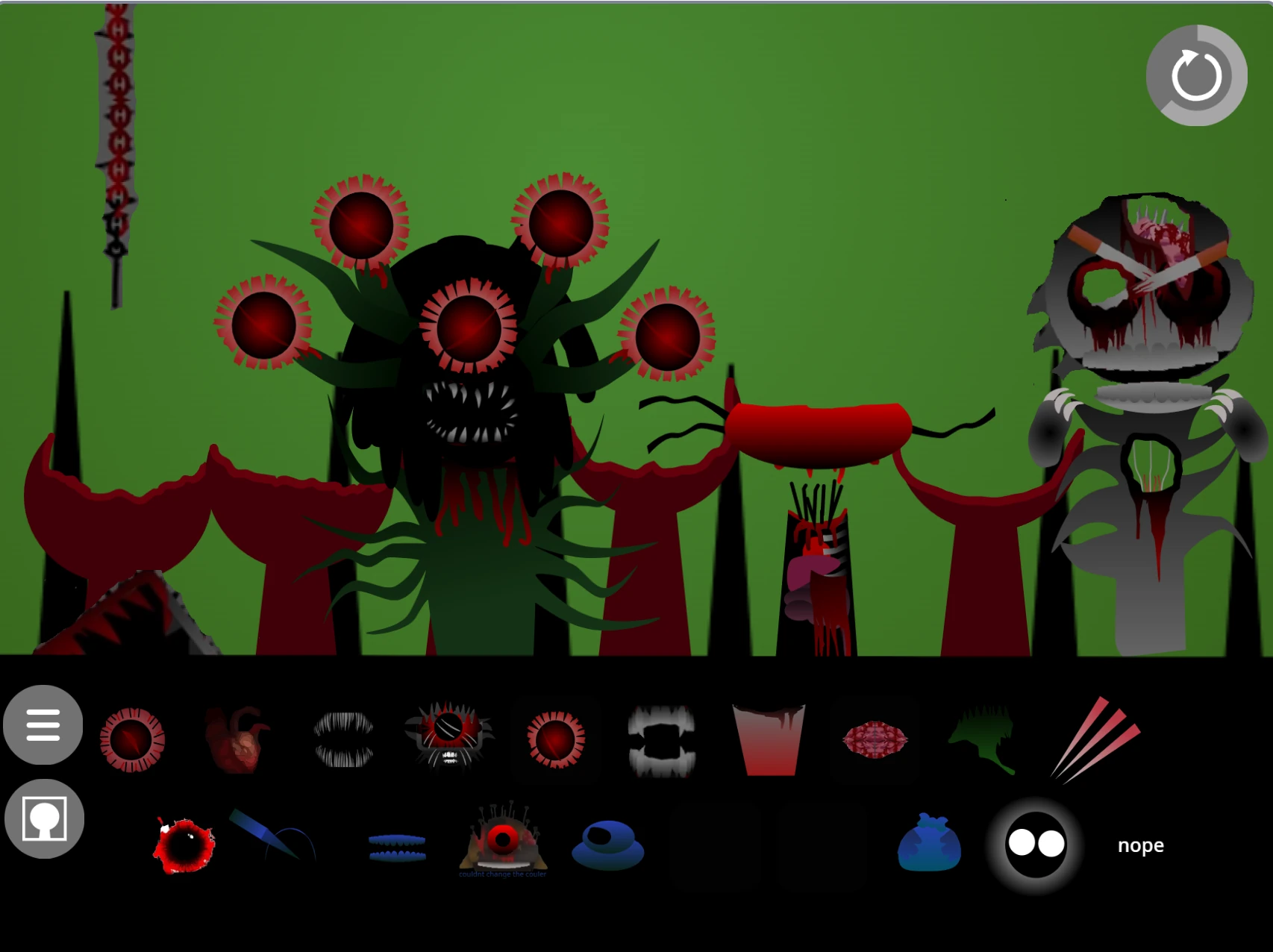 Complete character lineup in Sprunki Phase 12 Waiye