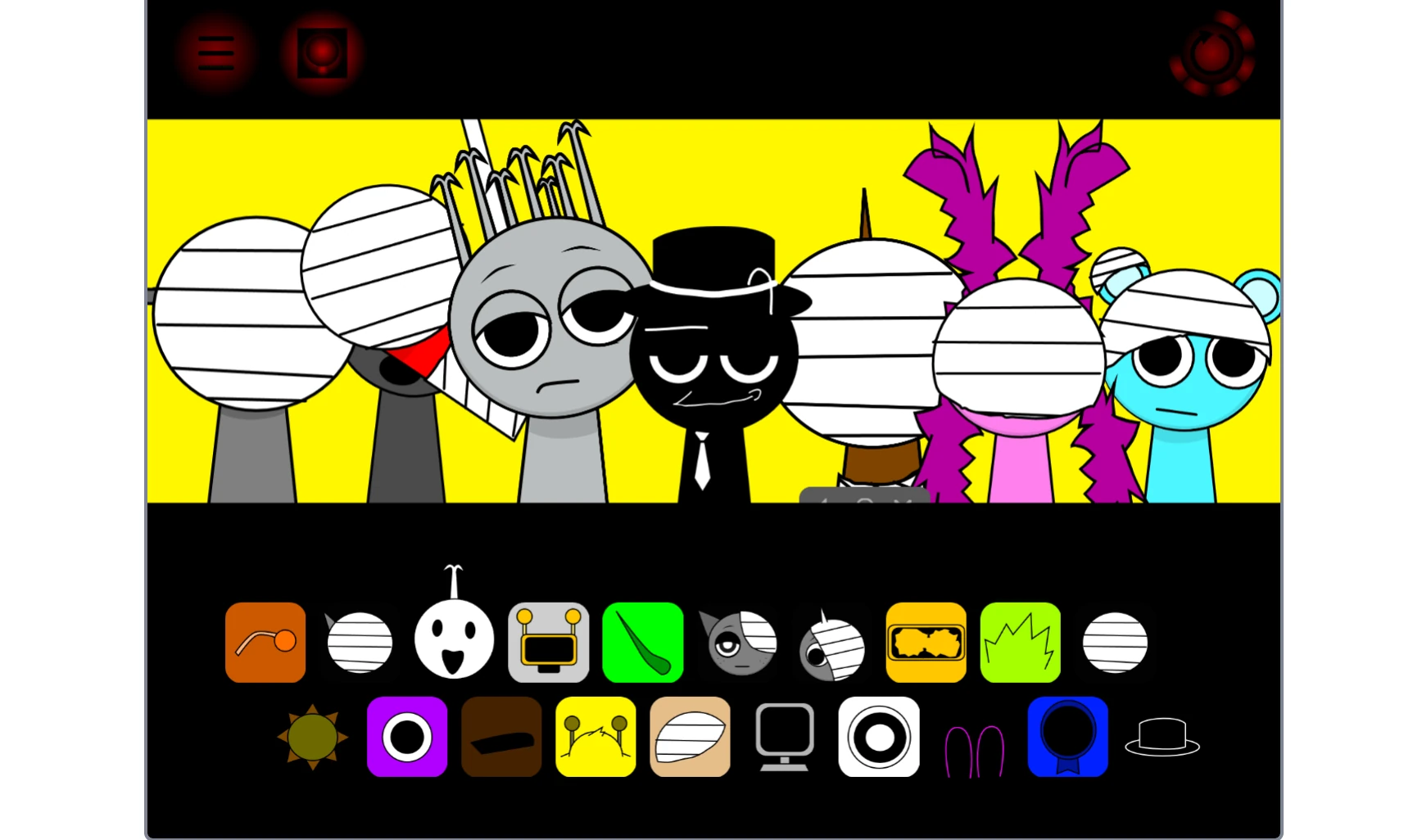 Complete character roster in Sprunki Phase 14 But Alive