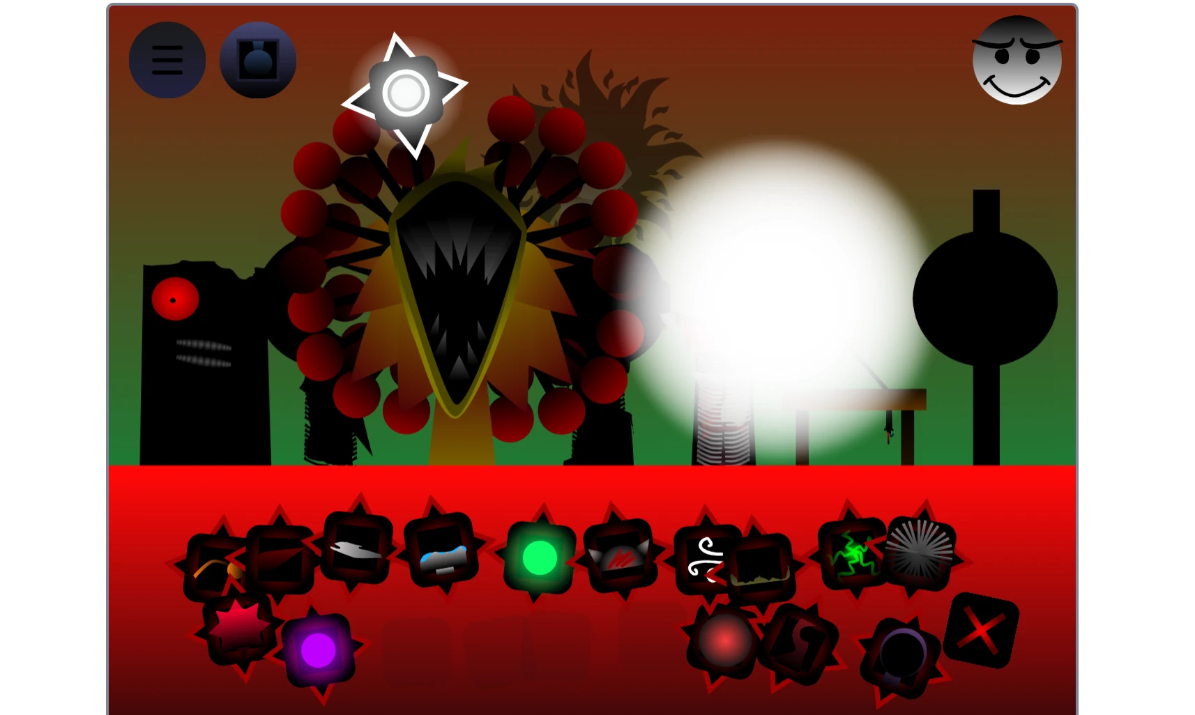 Sprunki Phase 15 Definitive Beta sound selection interface