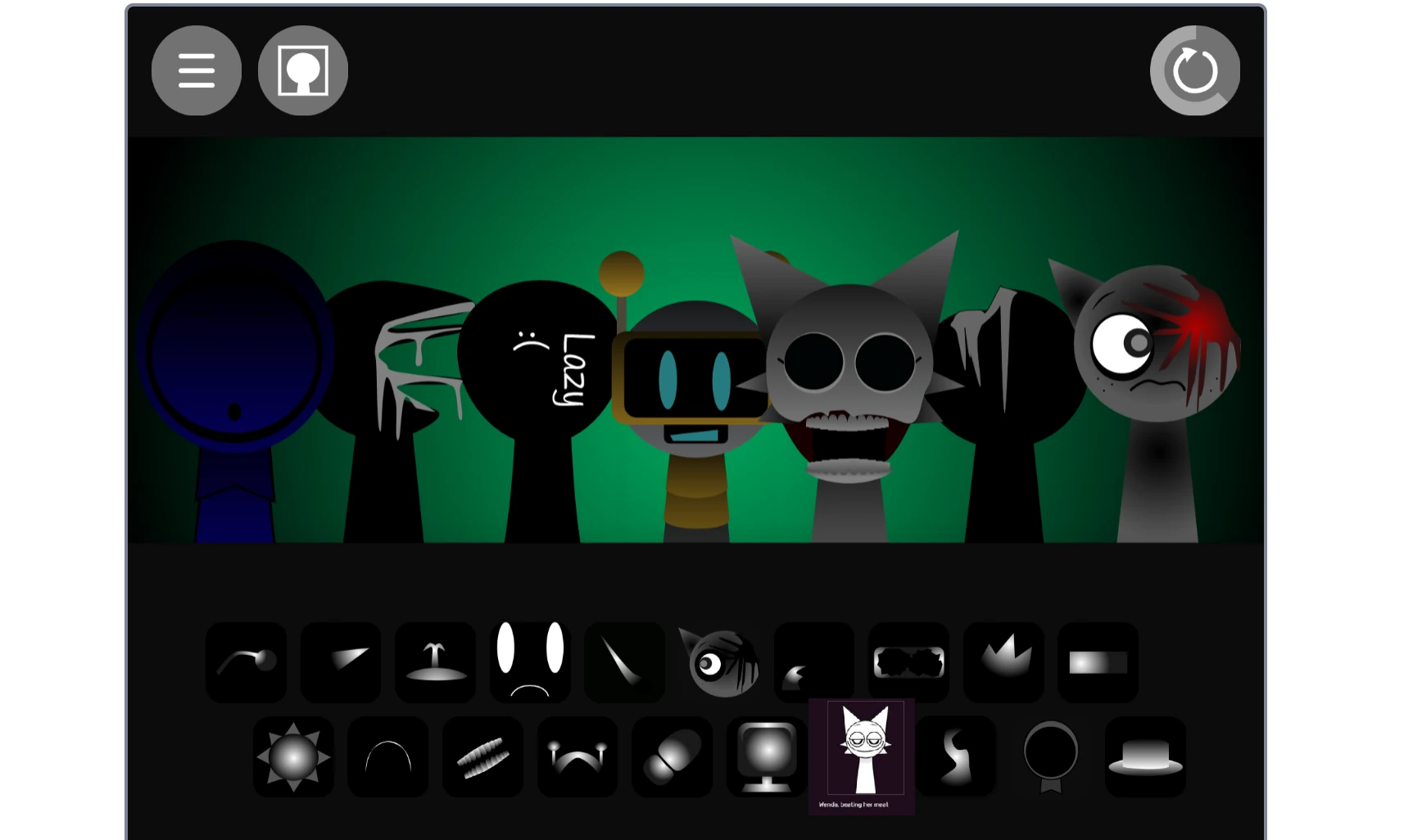 Unfinished aesthetic of Sprunki Phase 17