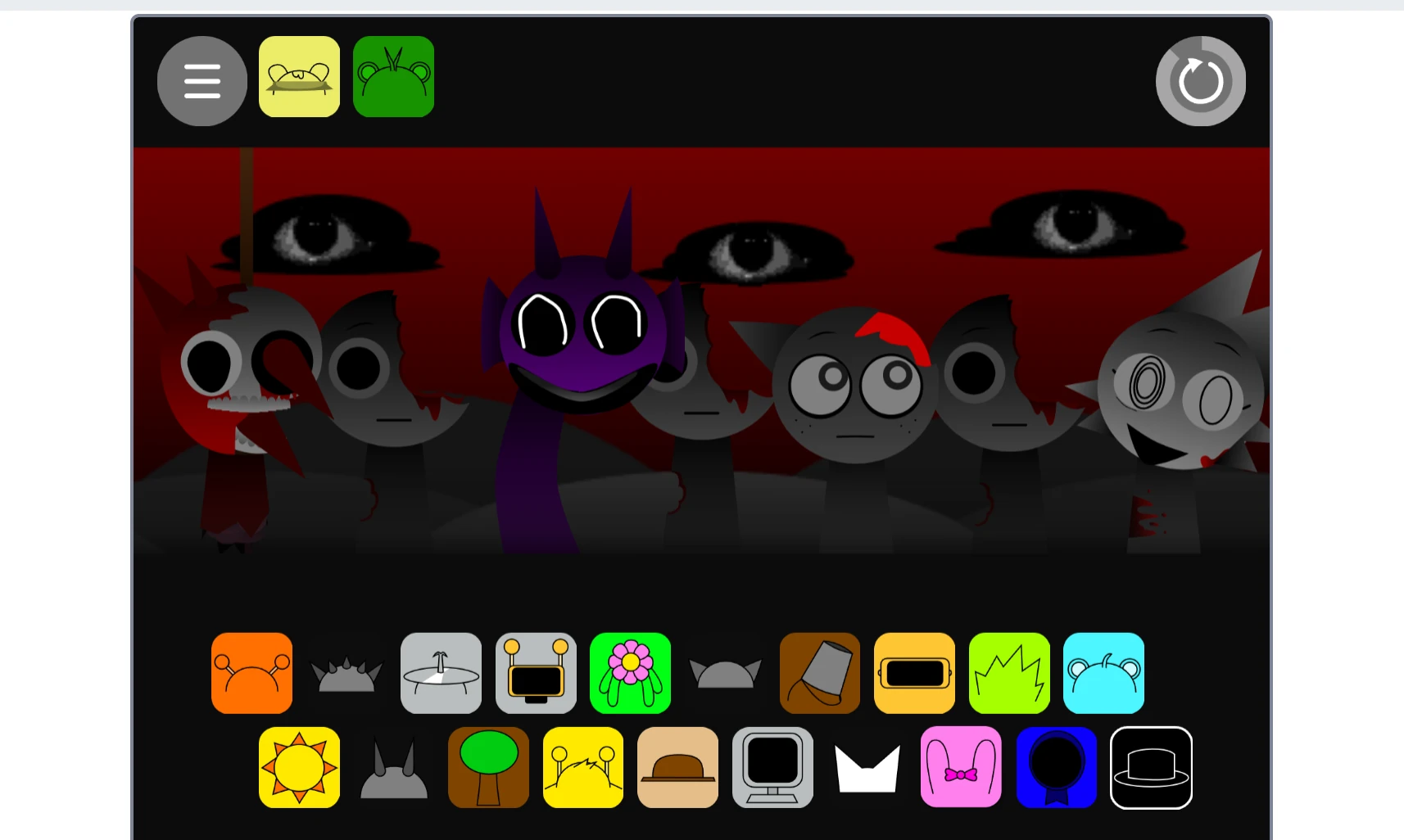 All characters and features in Incredibox Sprunki Phase 2.3 Definitive