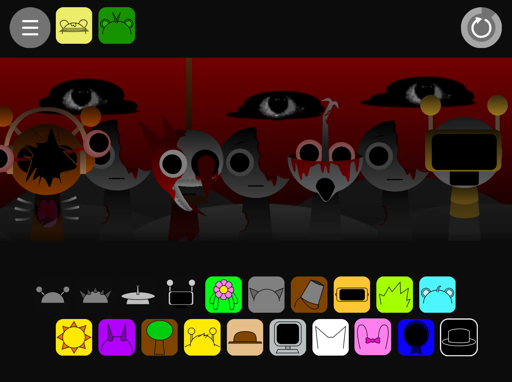 Optimized user interface in Sprunki Phase 2.3