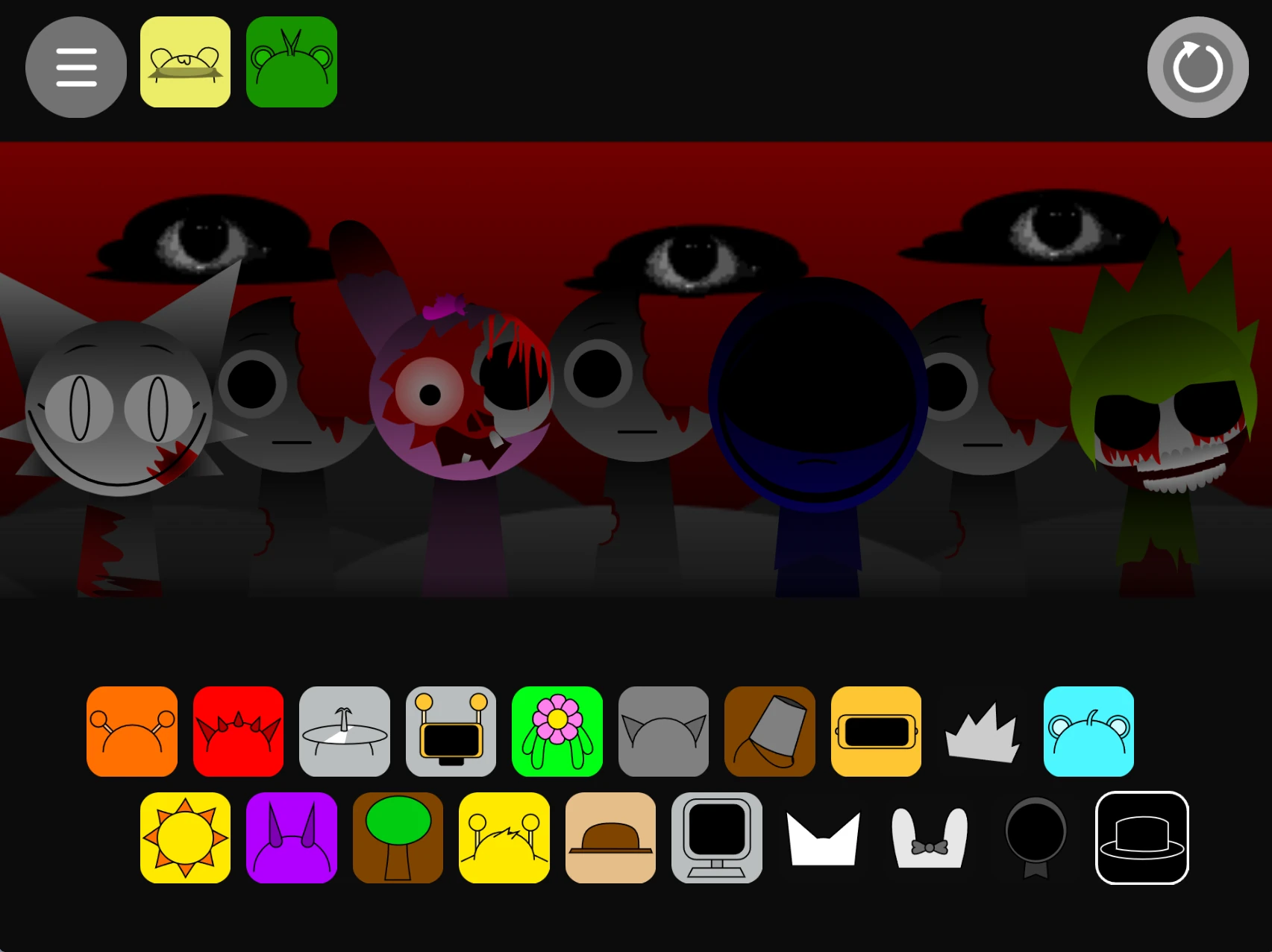 Character combinations and sound layers in Sprunki Phase 2.3
