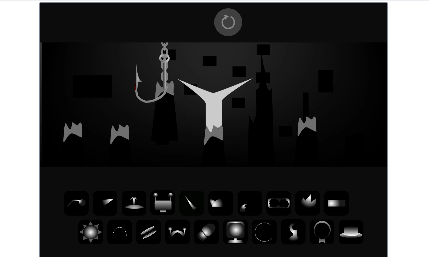 Sprunki Phase 2.9 hybrid interface combining Phase 2 and 3 elements
