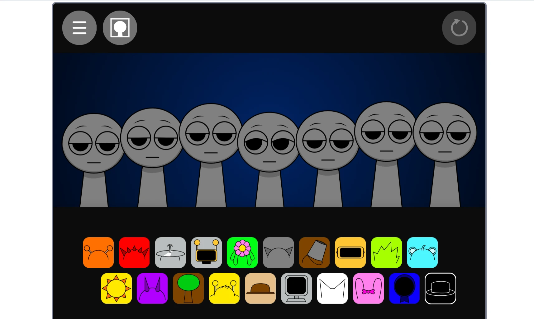 Sprunki Phase 25 Definitive Edition Gameplay Interface