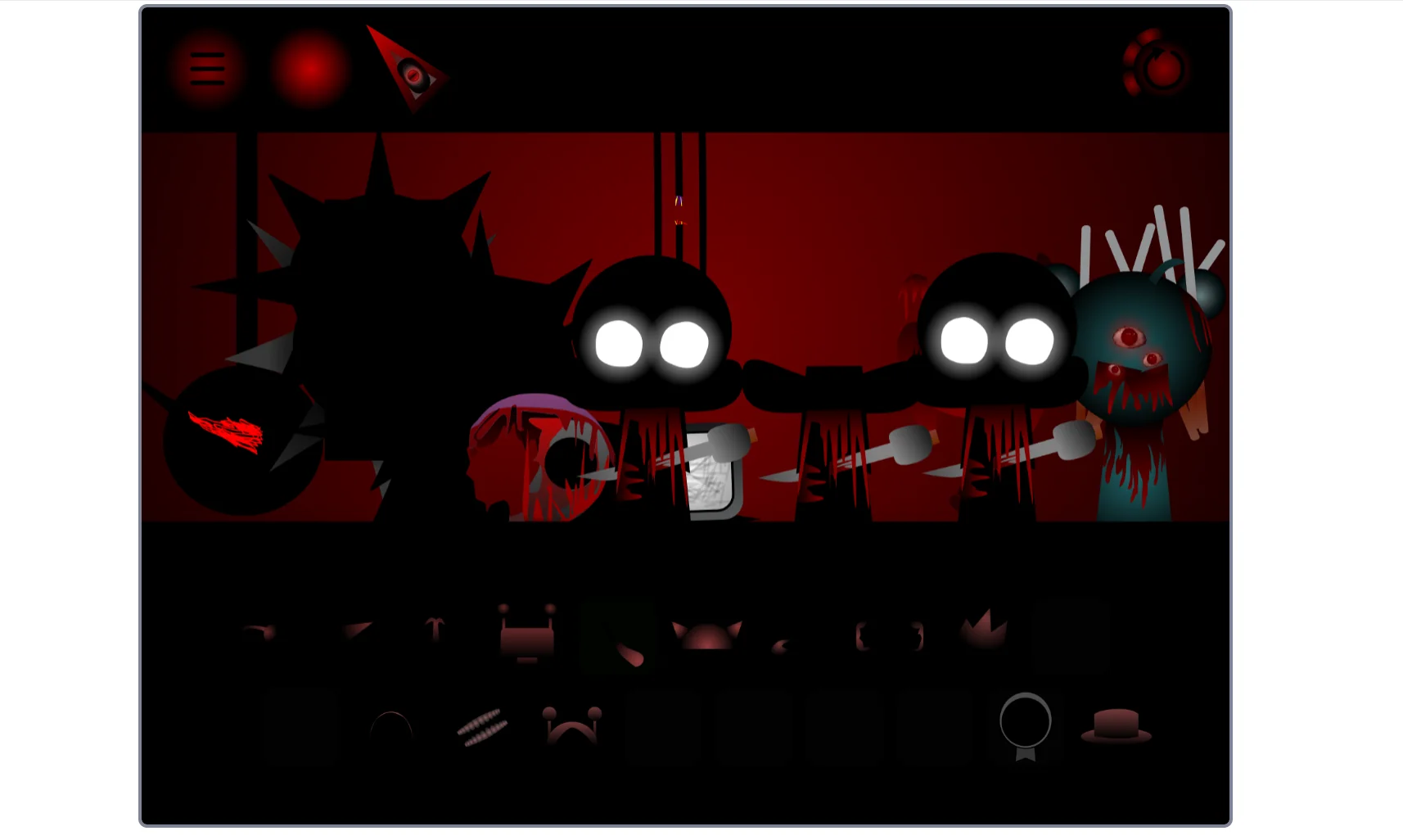 Sprunki Phase 25 Update complete stage with all characters active