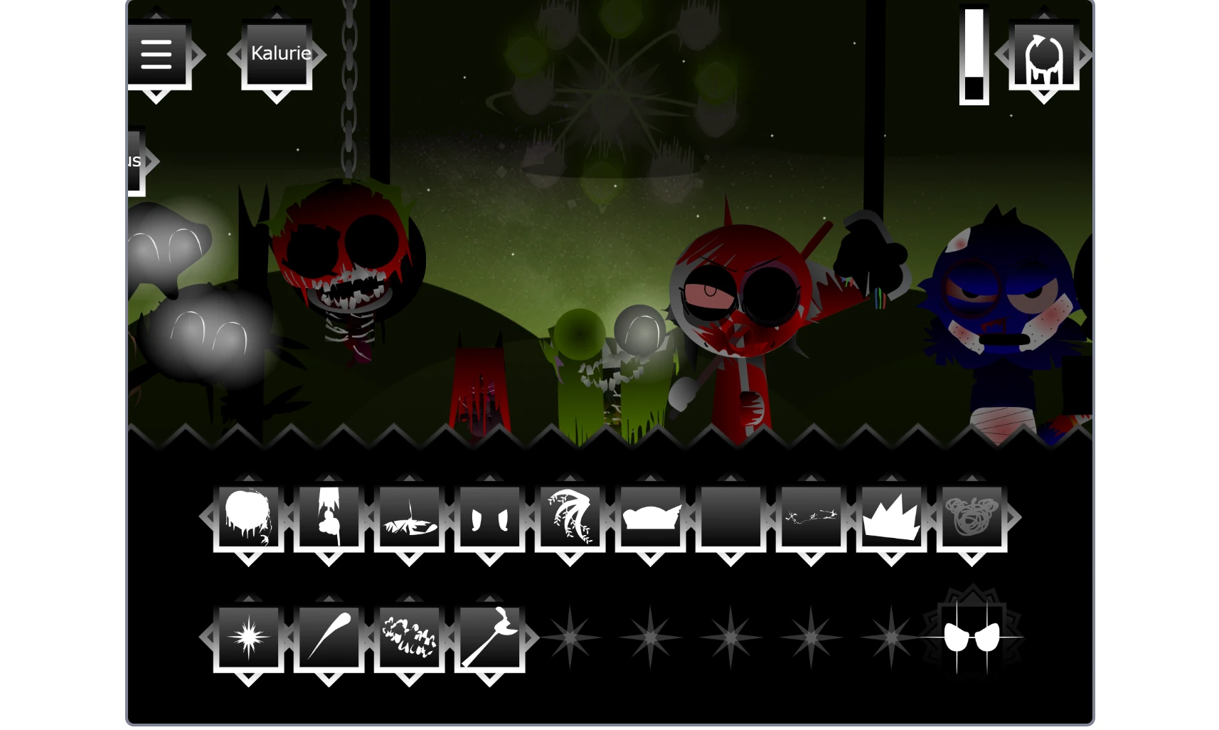 Expanded character selection in Sprunki Phase 26 Definitive Edition