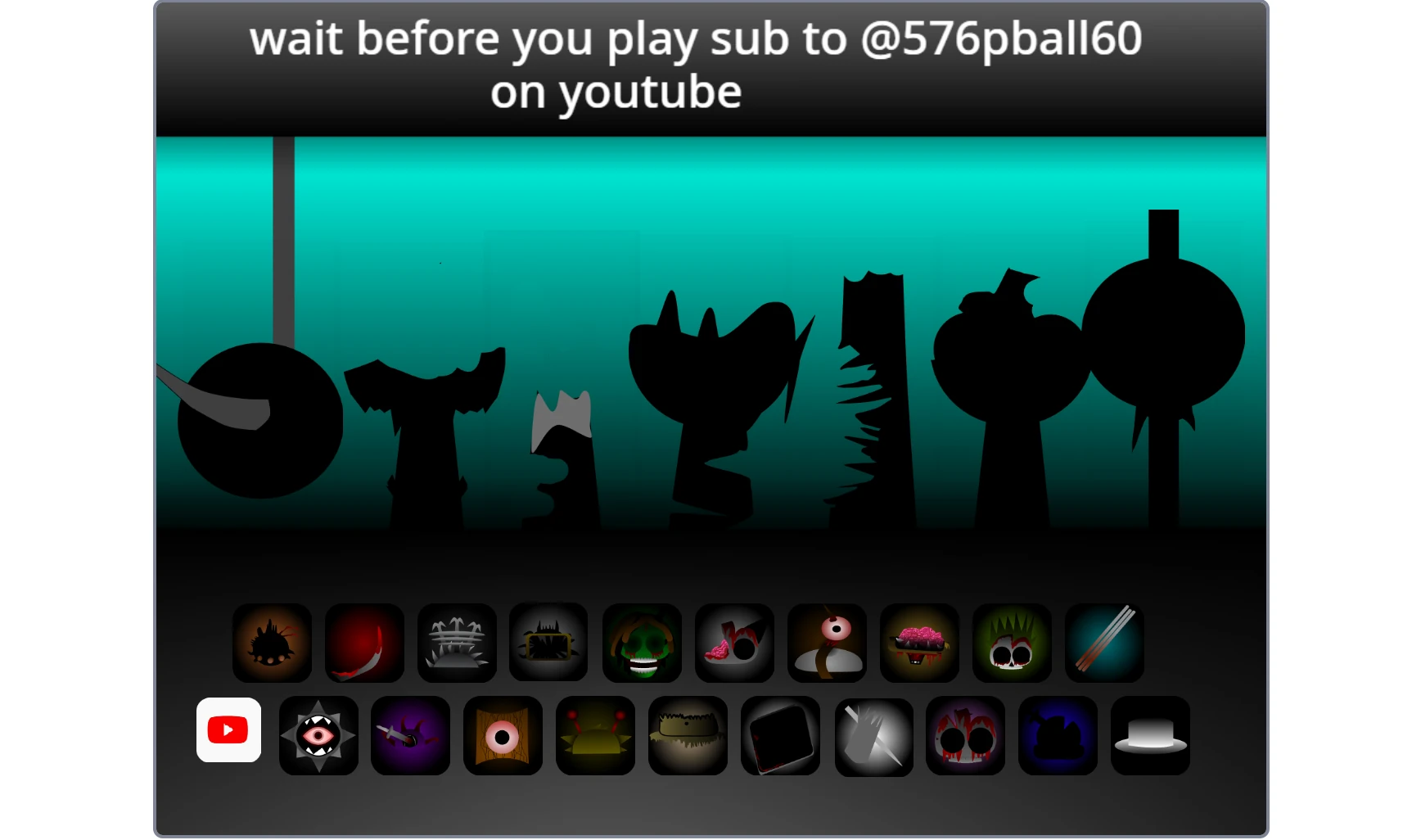 Sprunki Phase 26 Wawa Vibes gameplay showing character selection and tropical theme