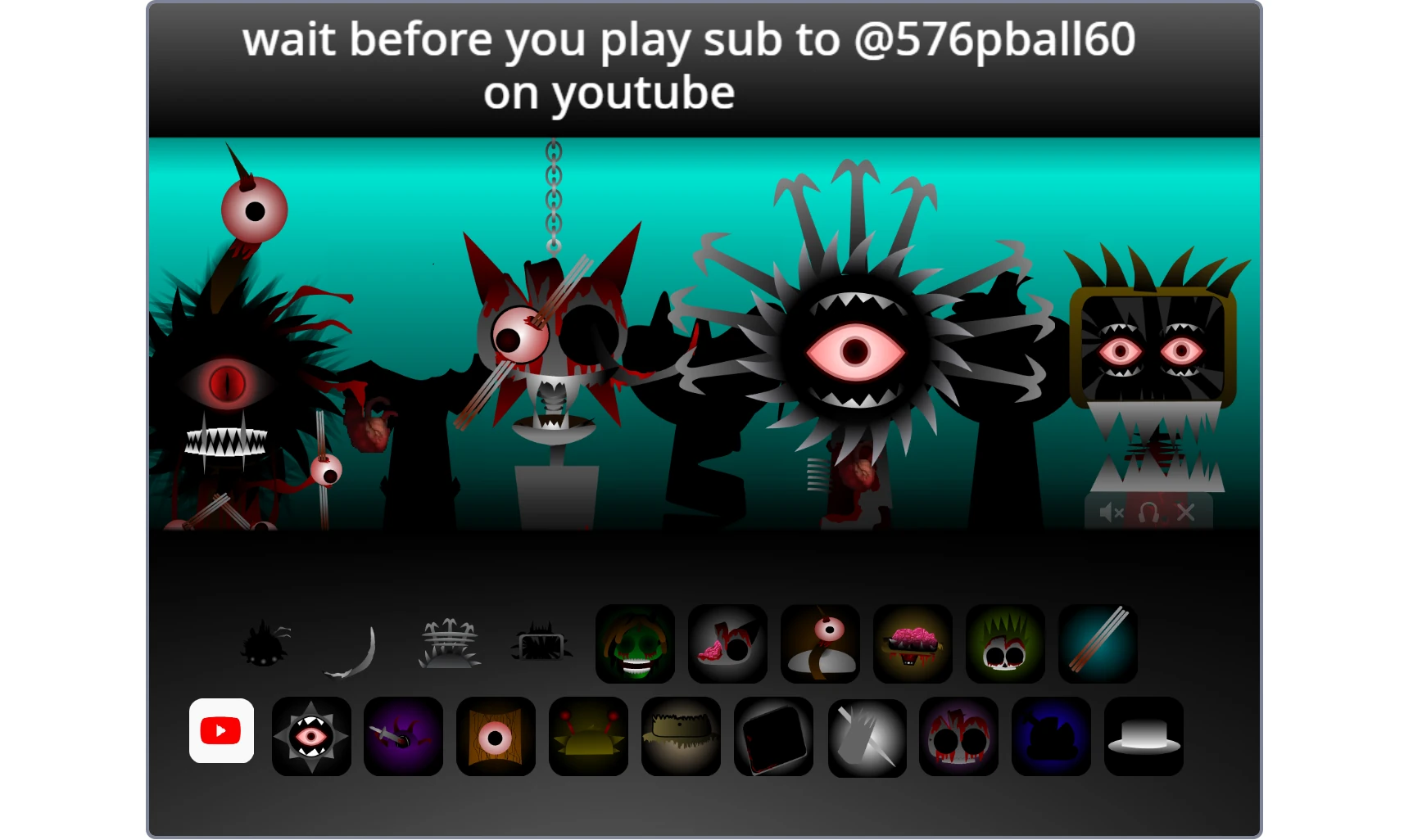 Sprunki Phase 26 Wawa Vibes gameplay with mixed characters creating music