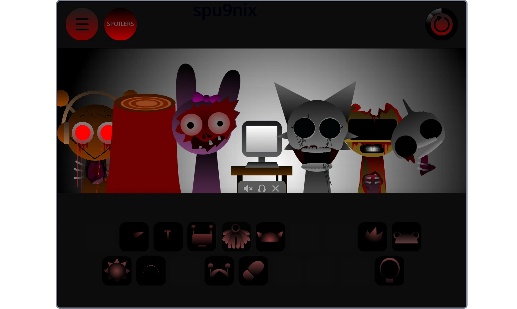 Sprunki Phase 29 tutorial screen and gameplay instructions