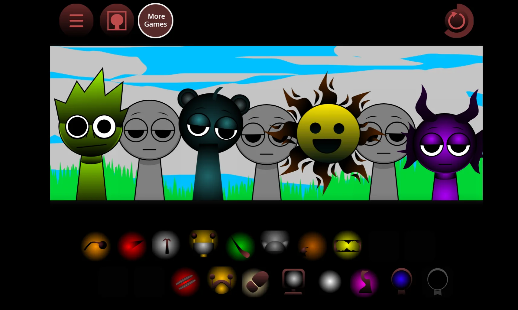 Step-by-step gameplay of Sprunki Phase 3 Alive Edition