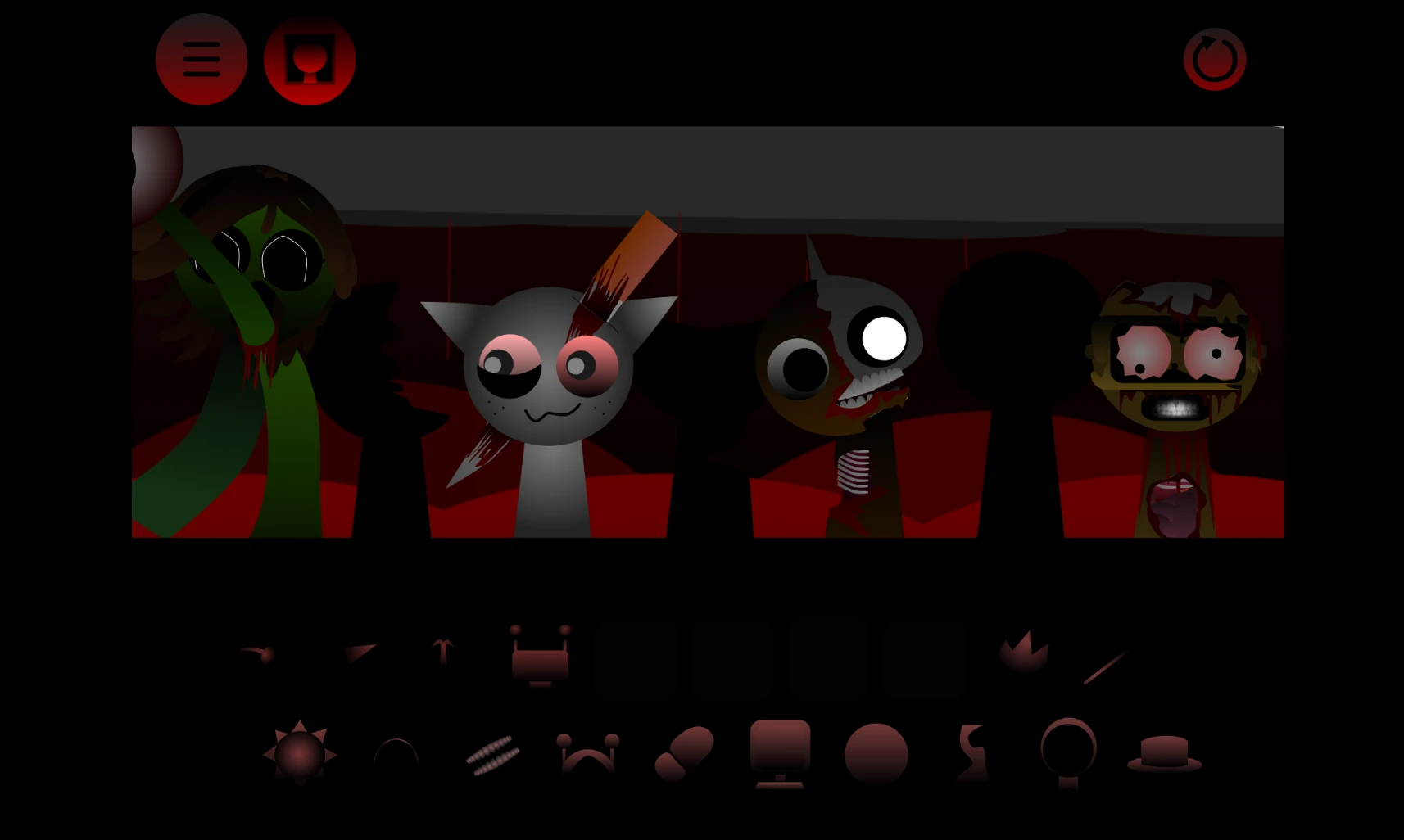 Sprunki Phase 3 Remake Remix characters Boom, Chime, and Whirr