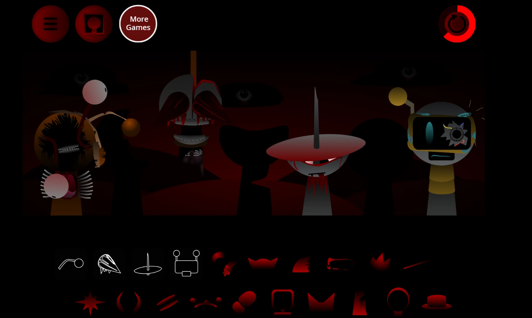 Sprunki Phase 4 New Definitive interface with new sound options