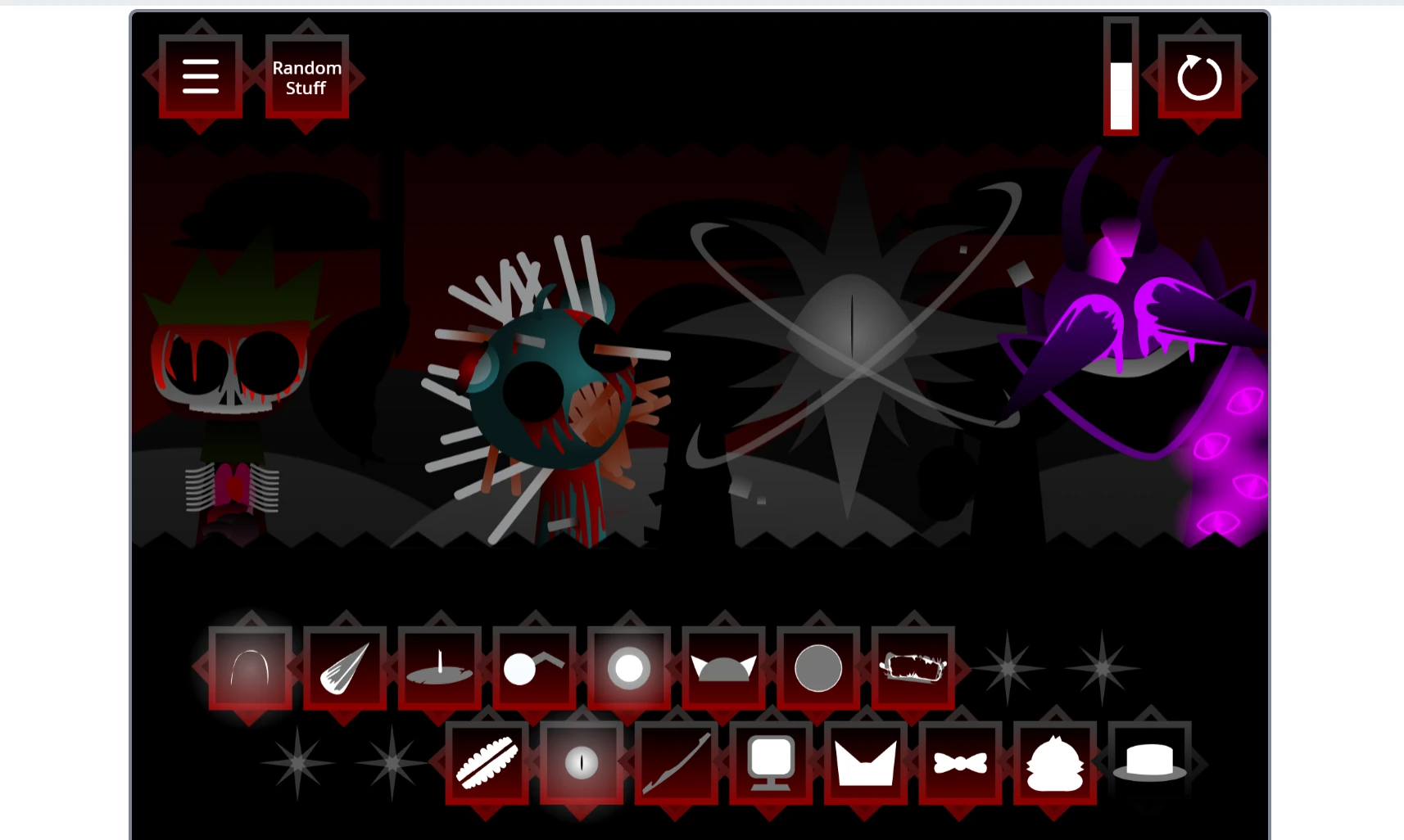 Evolved character designs in Sprunki Phase 40 Version